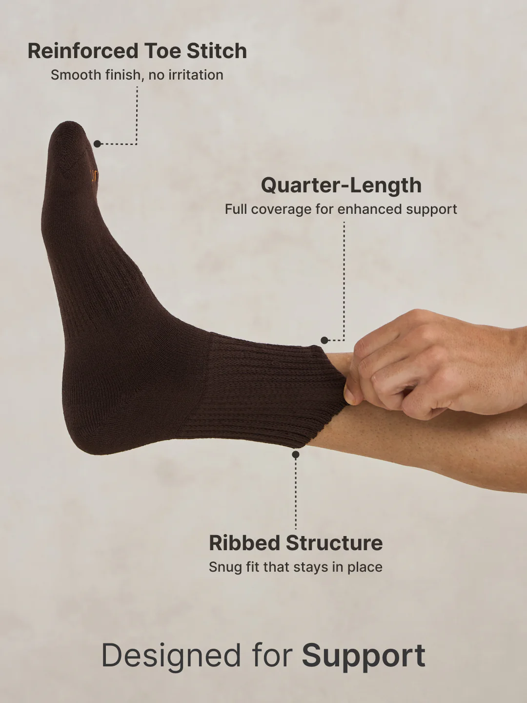 CULT Men's Crew Length Cotton Socks  Ultra Soft, Breathable & Anti-Microbial  Casual & Sports Socks with Moisture-Absorbent Fabric - Image 6