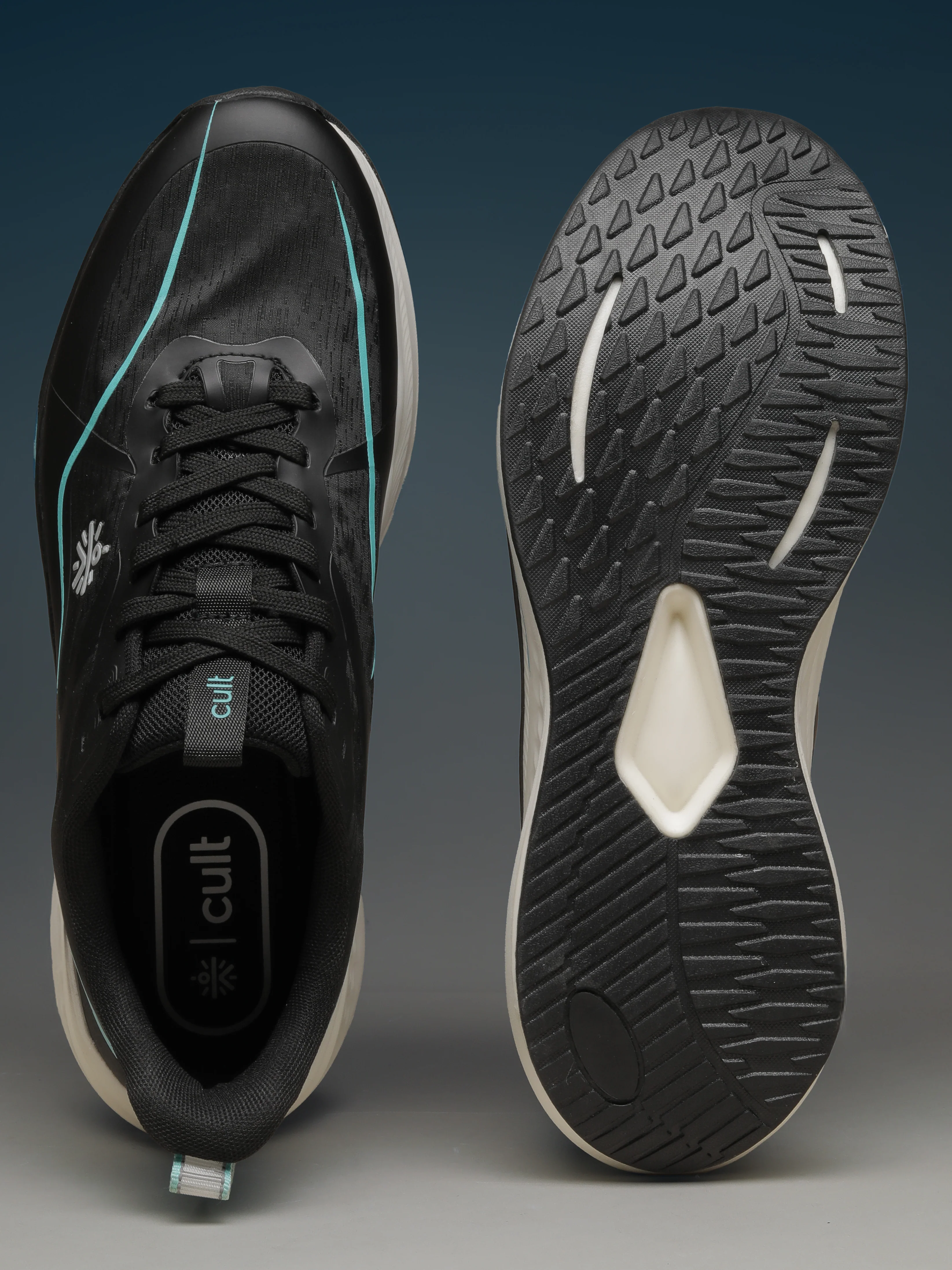 cult Men's SprintMax Running Shoes - Black - Image 9