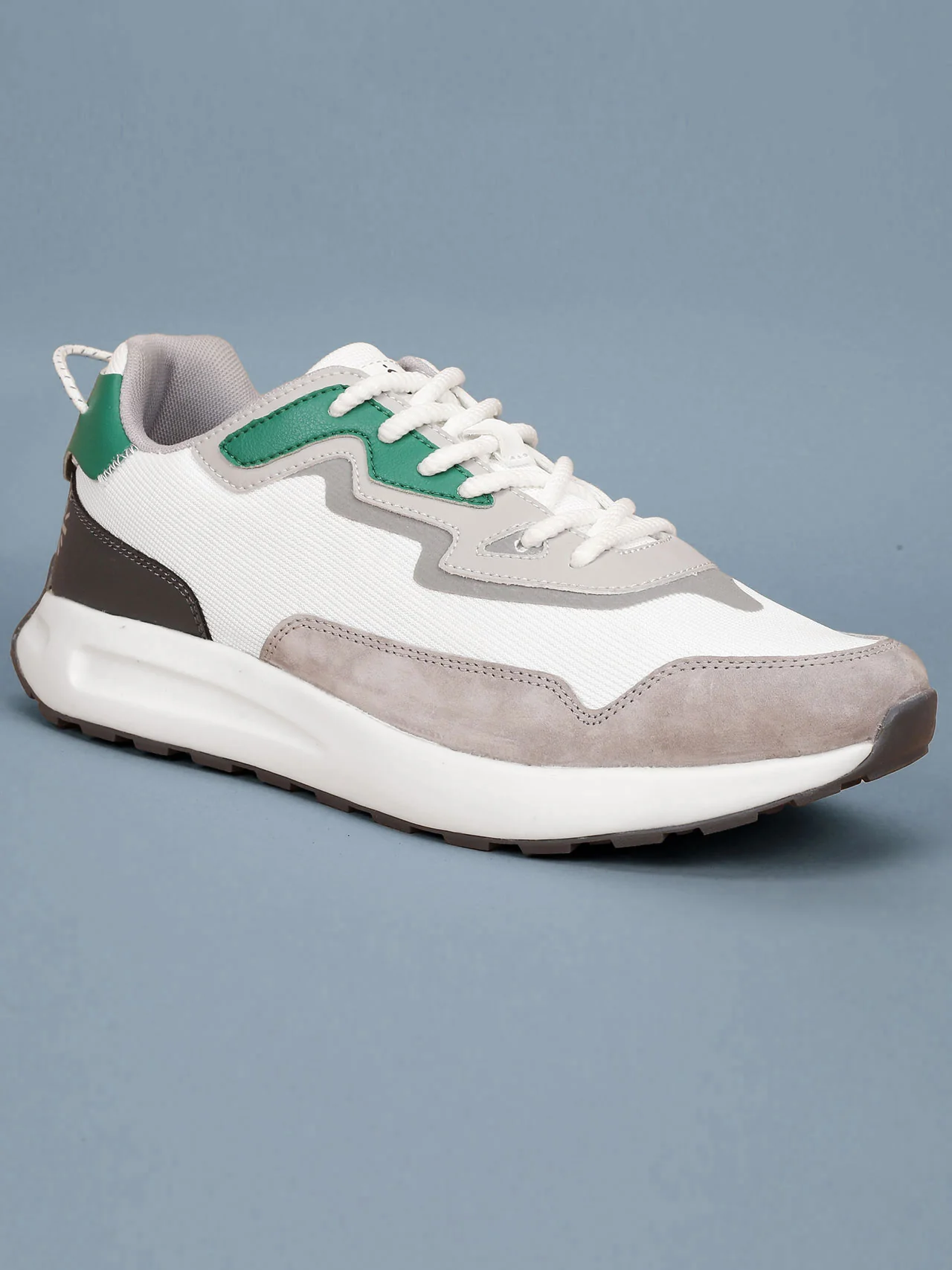 cult Men's StarDust Sneaker Shoes - White/Green - Image 3