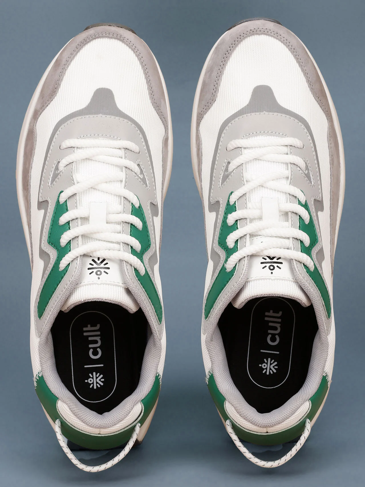 cult Men's StarDust Sneaker Shoes - White/Green - Image 5