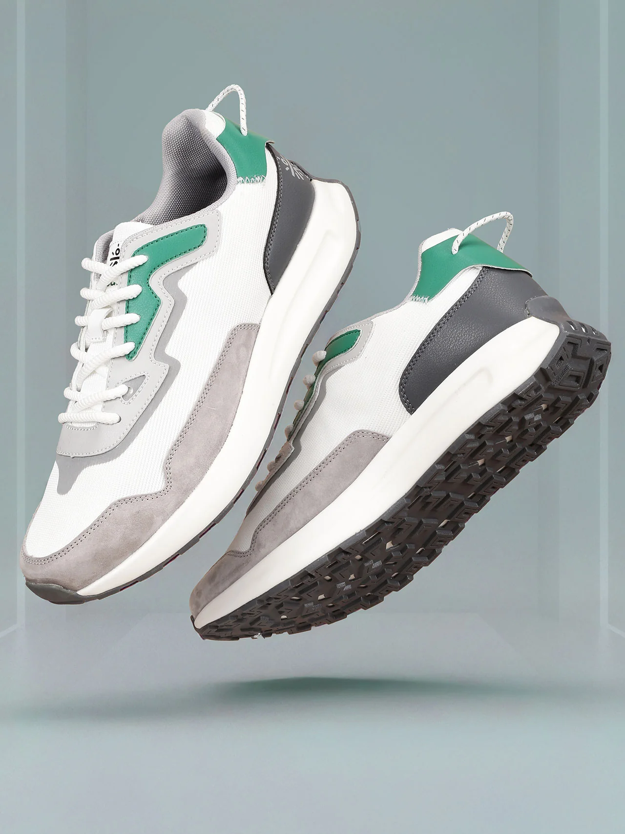 cult Men's StarDust Sneaker Shoes - White/Green - Image 9