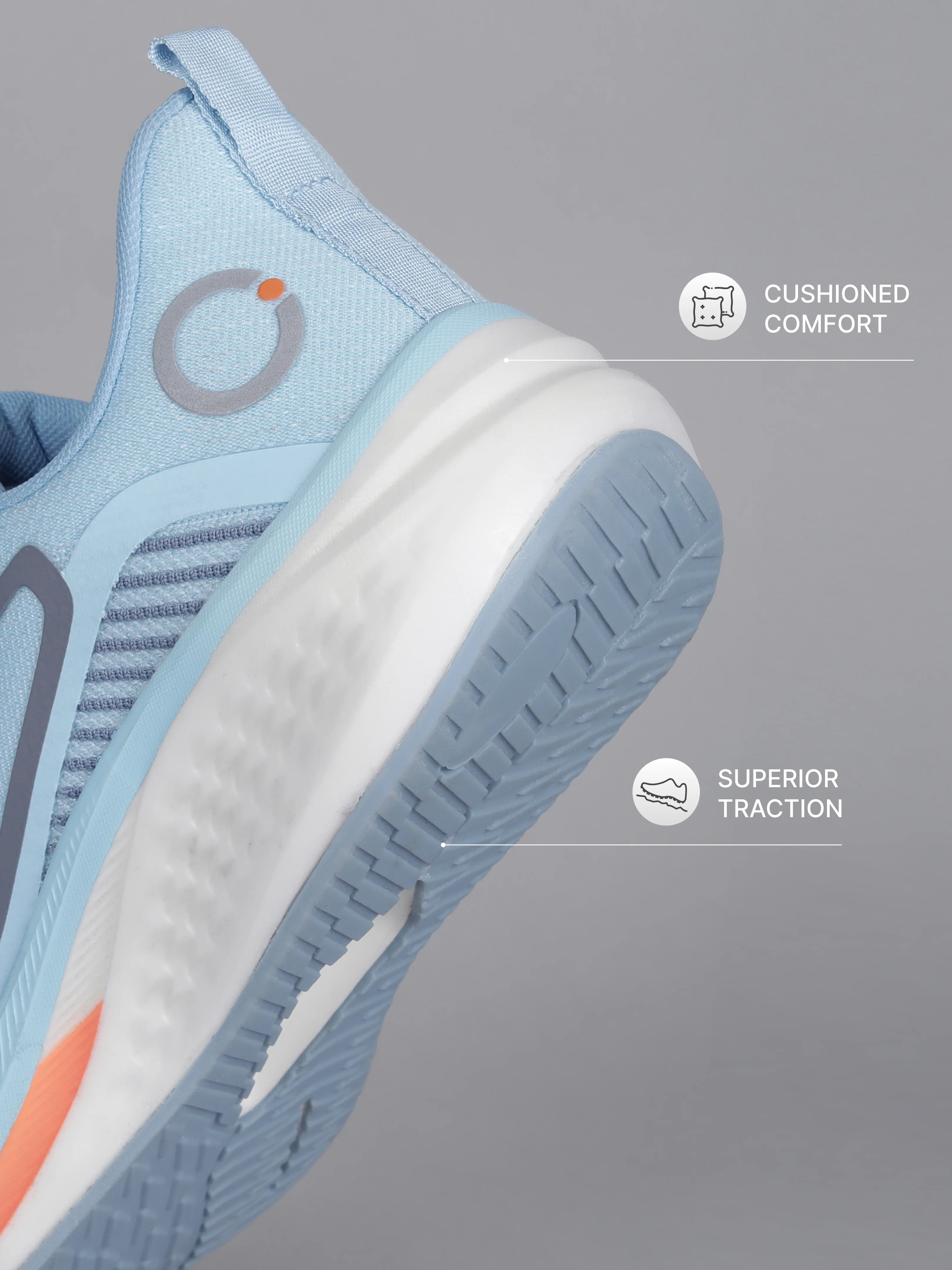 Cult Men's Stratus Running Shoes - Ice Blue - Image 5