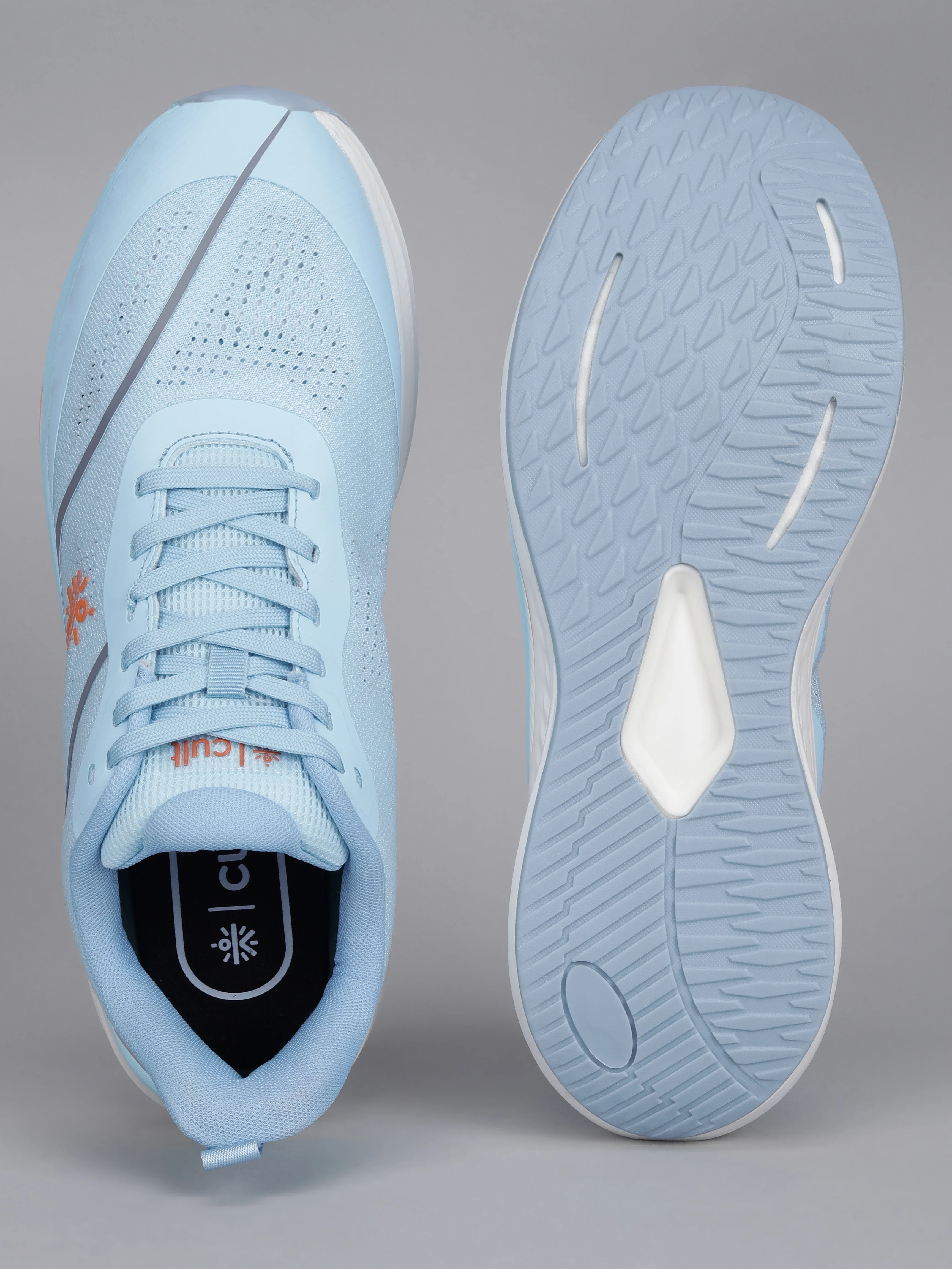 Cult Men's Stratus Running Shoes - Ice Blue - Image 6