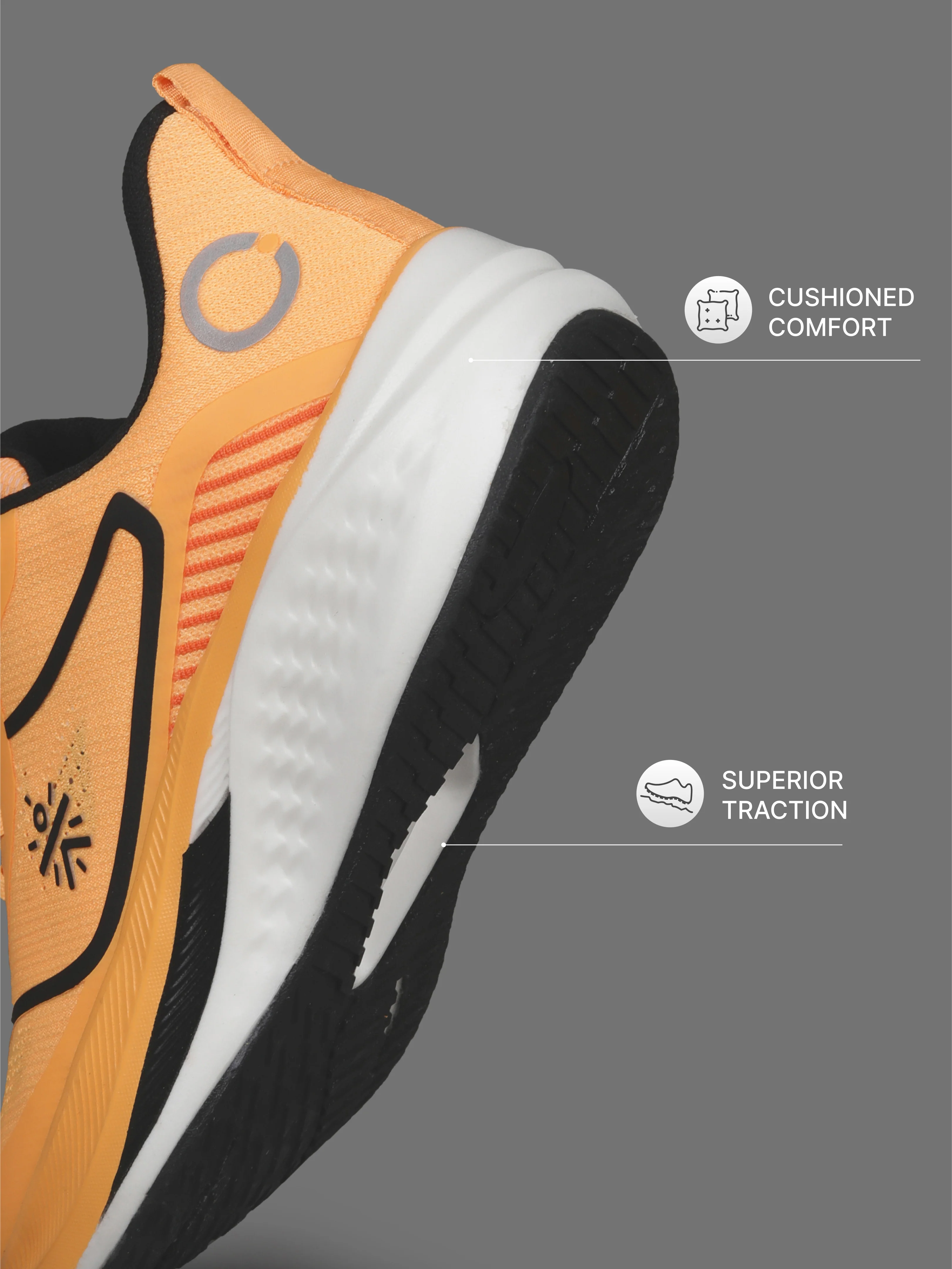 cult Men's Stratus Running Shoes - Orange - Image 5