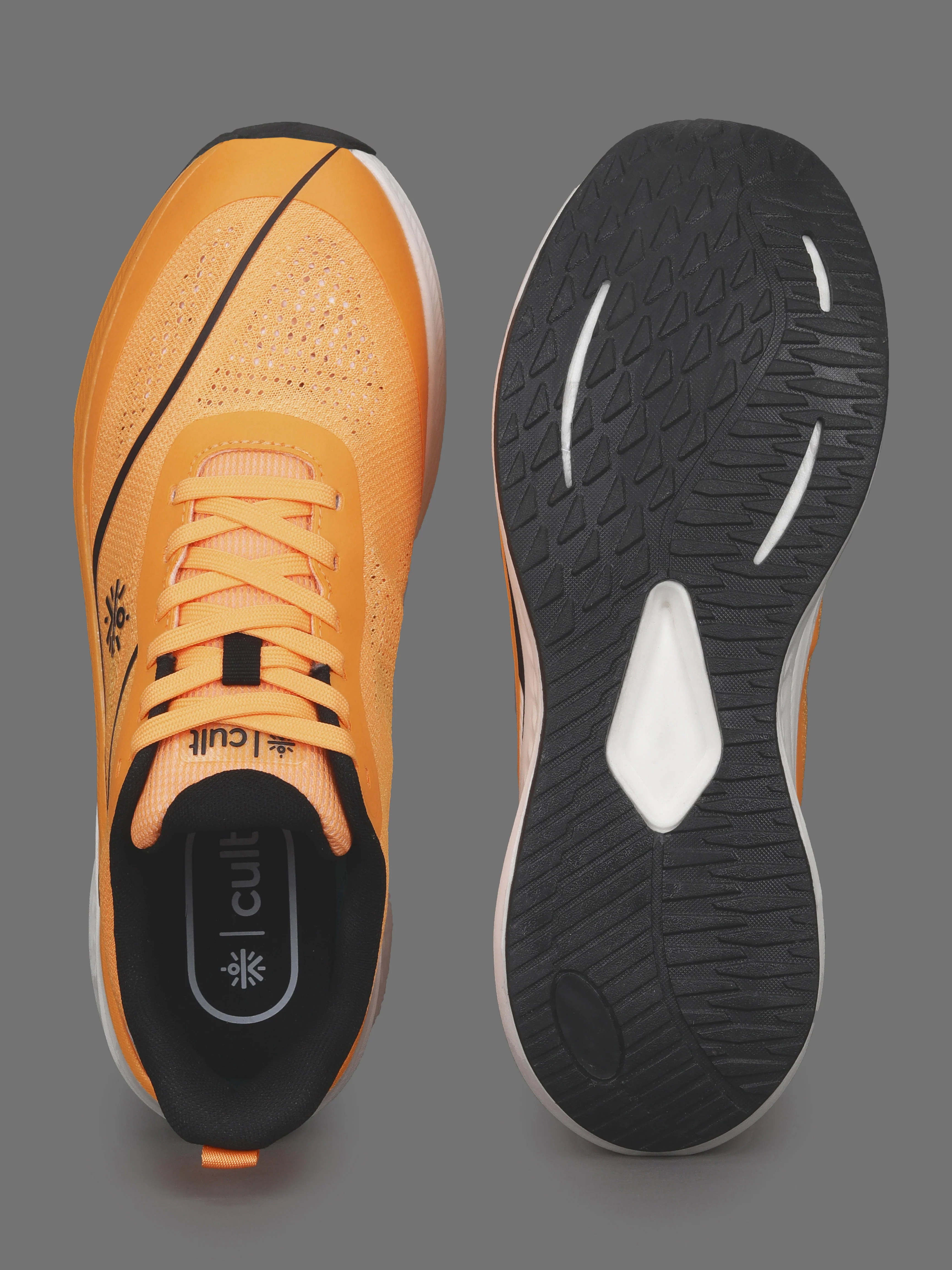 cult Men's Stratus Running Shoes - Orange - Image 7