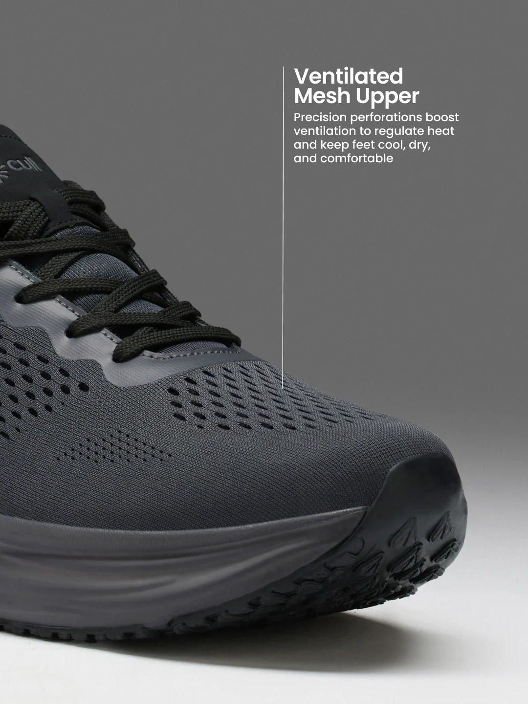 cult Men's StridePro Running Shoes - D.Grey - Image 6