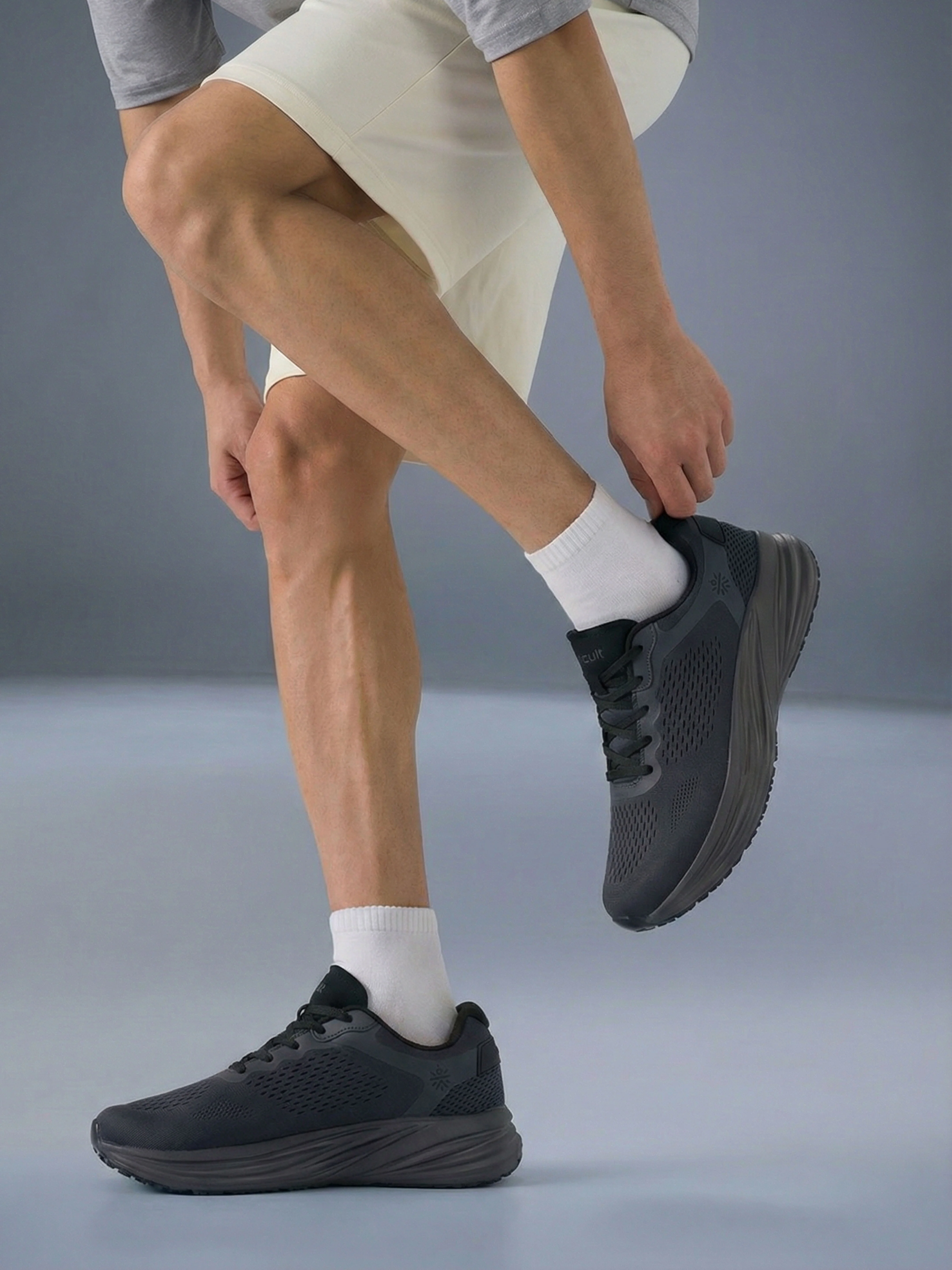 cult Men's StridePro Running Shoes - D.Grey - Image 7