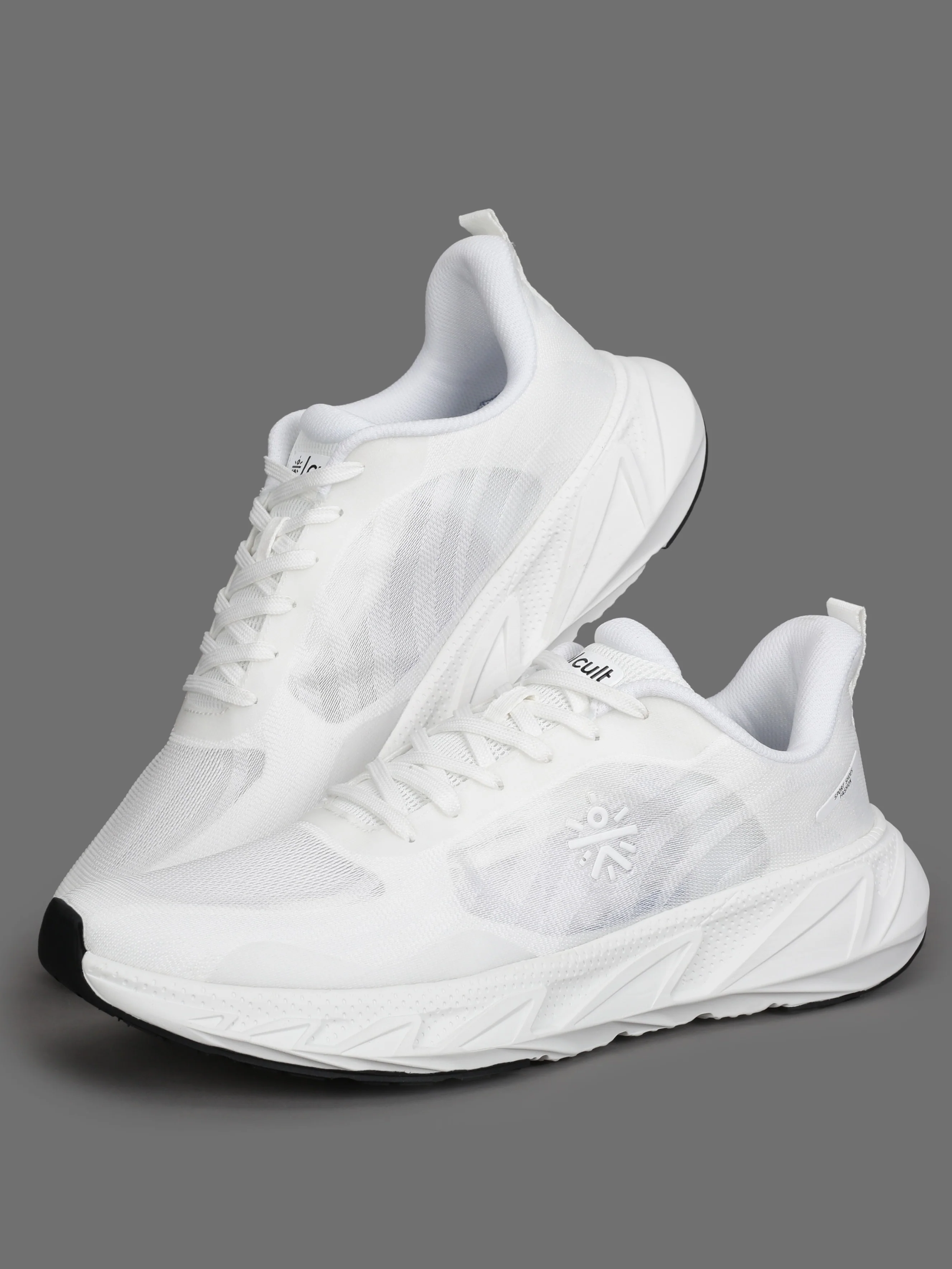 cult Men's StridePulse Running Shoes - White - Image 3