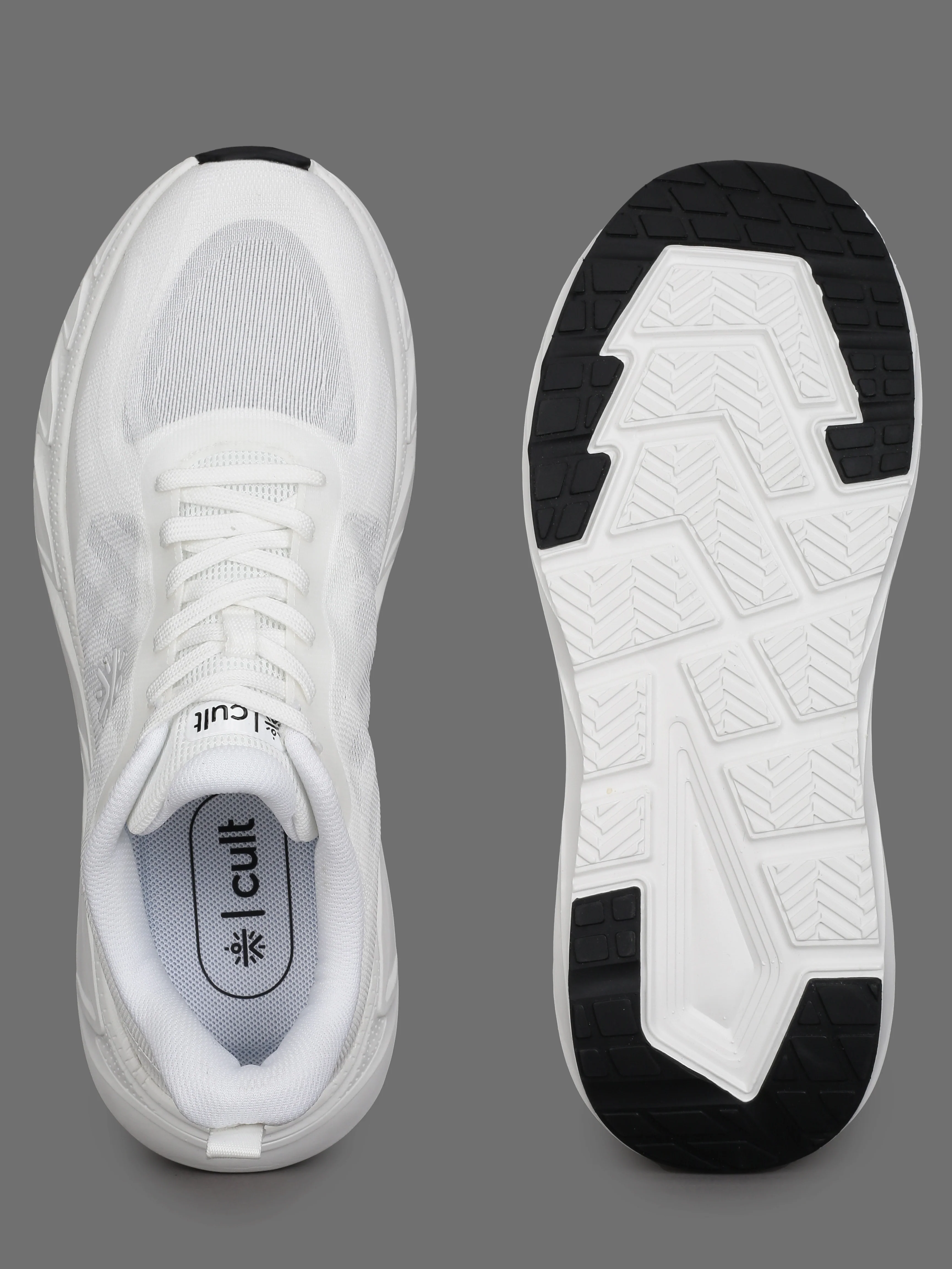cult Men's StridePulse Running Shoes - White - Image 7