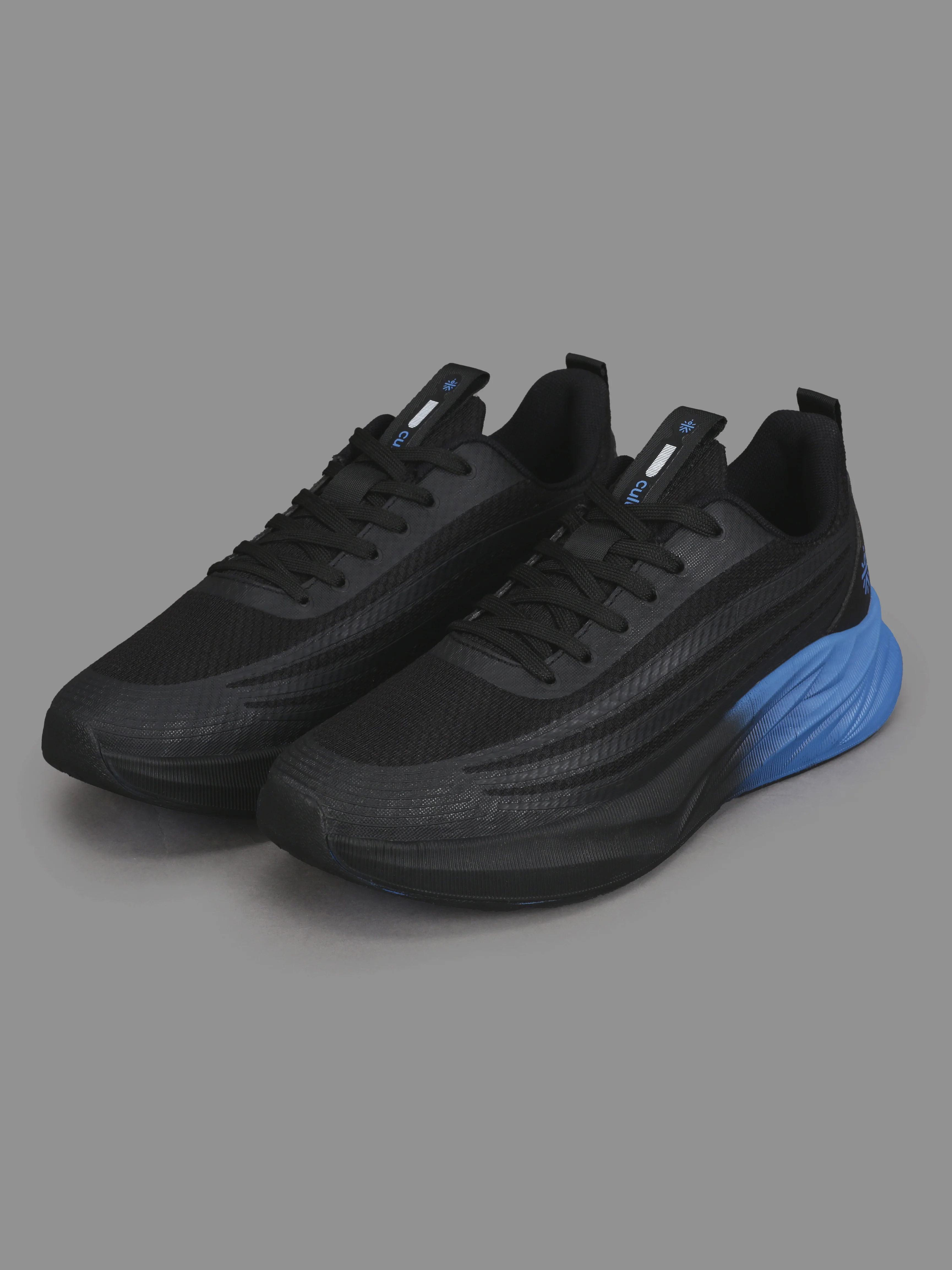 cult Men's Strix Running Shoes - Black/Blue - Image 10