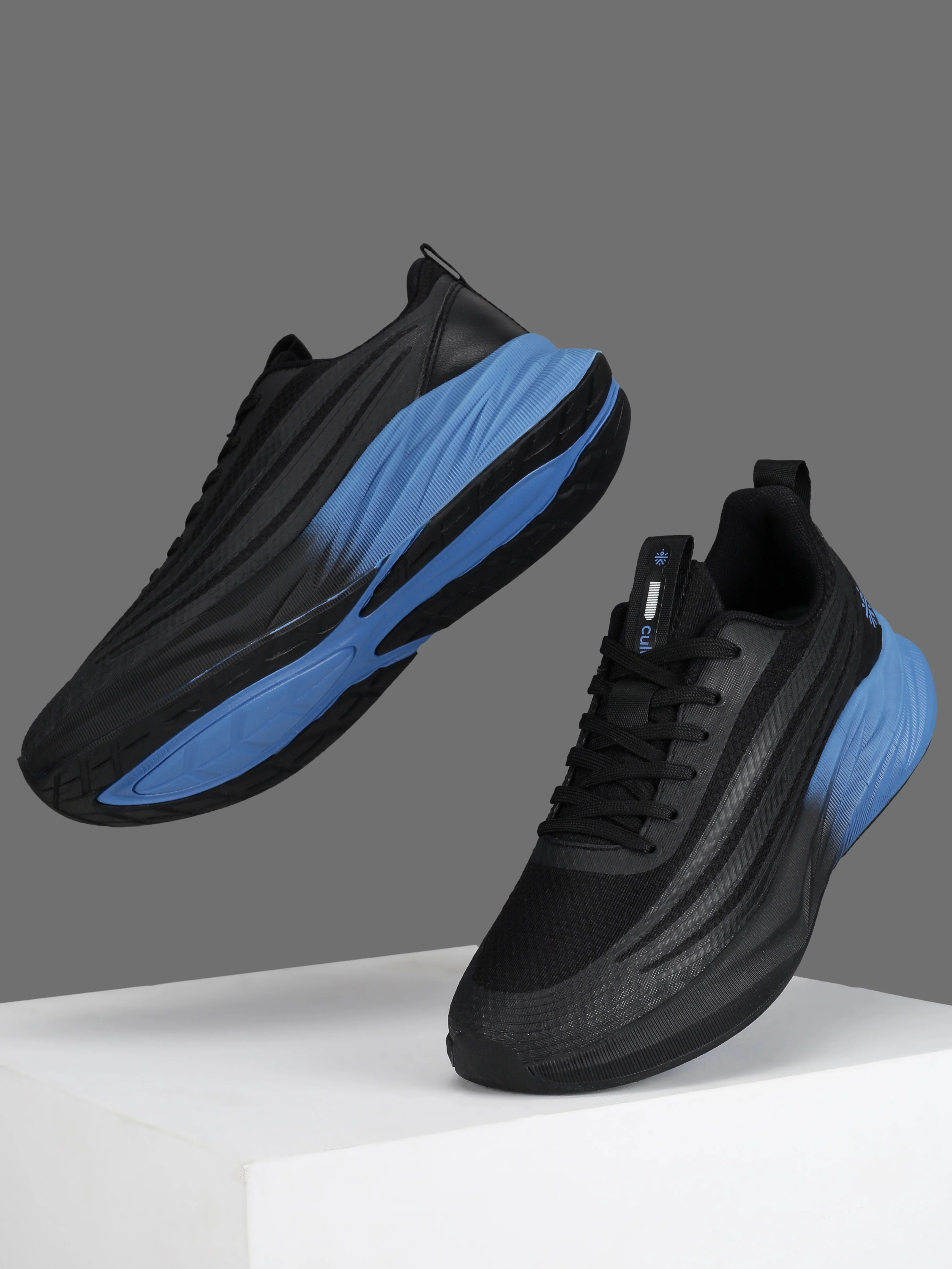 cult Men's Strix Running Shoes - Black/Blue - Image 3