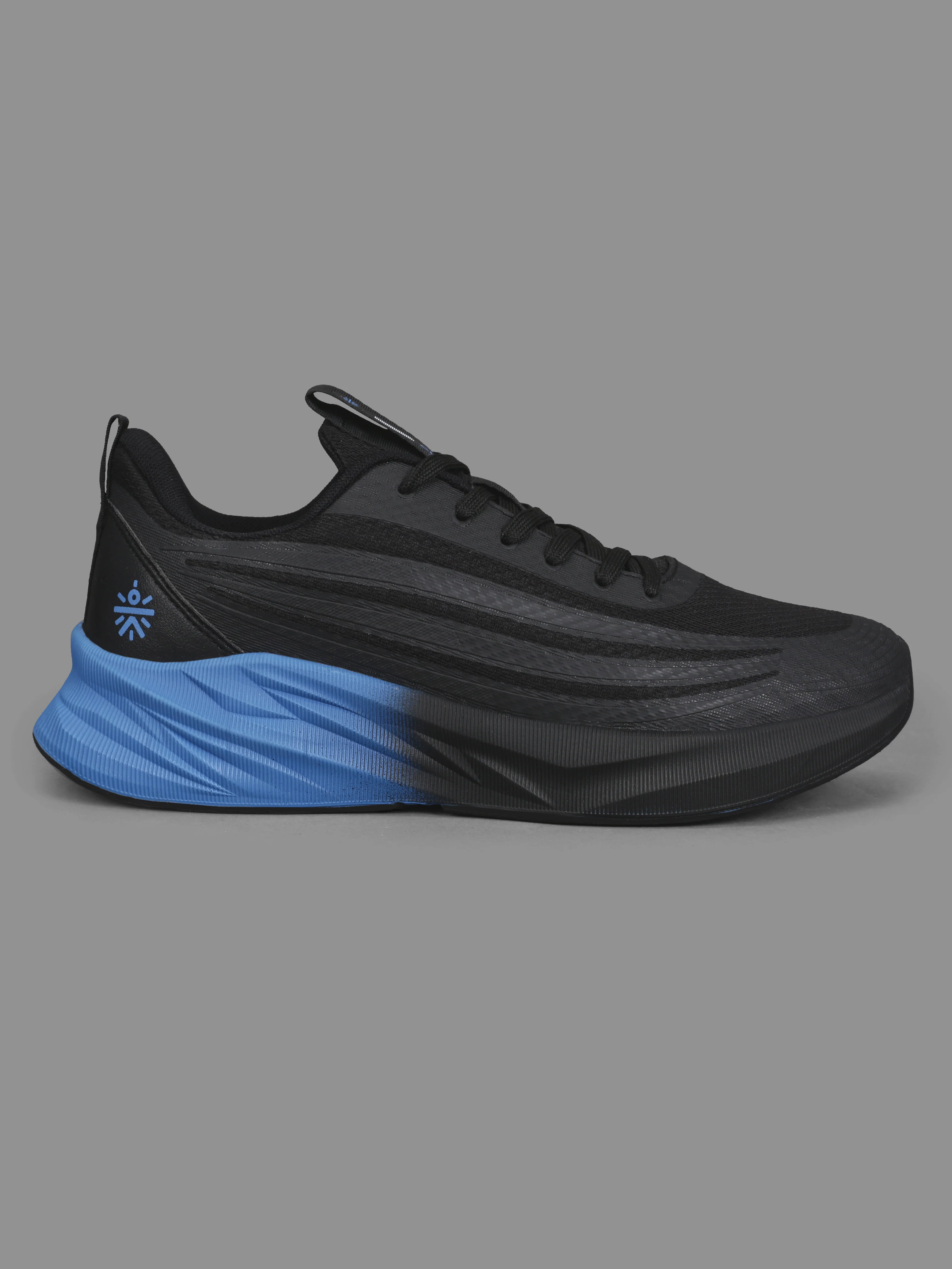 cult Men's Strix Running Shoes - Black/Blue - Image 4