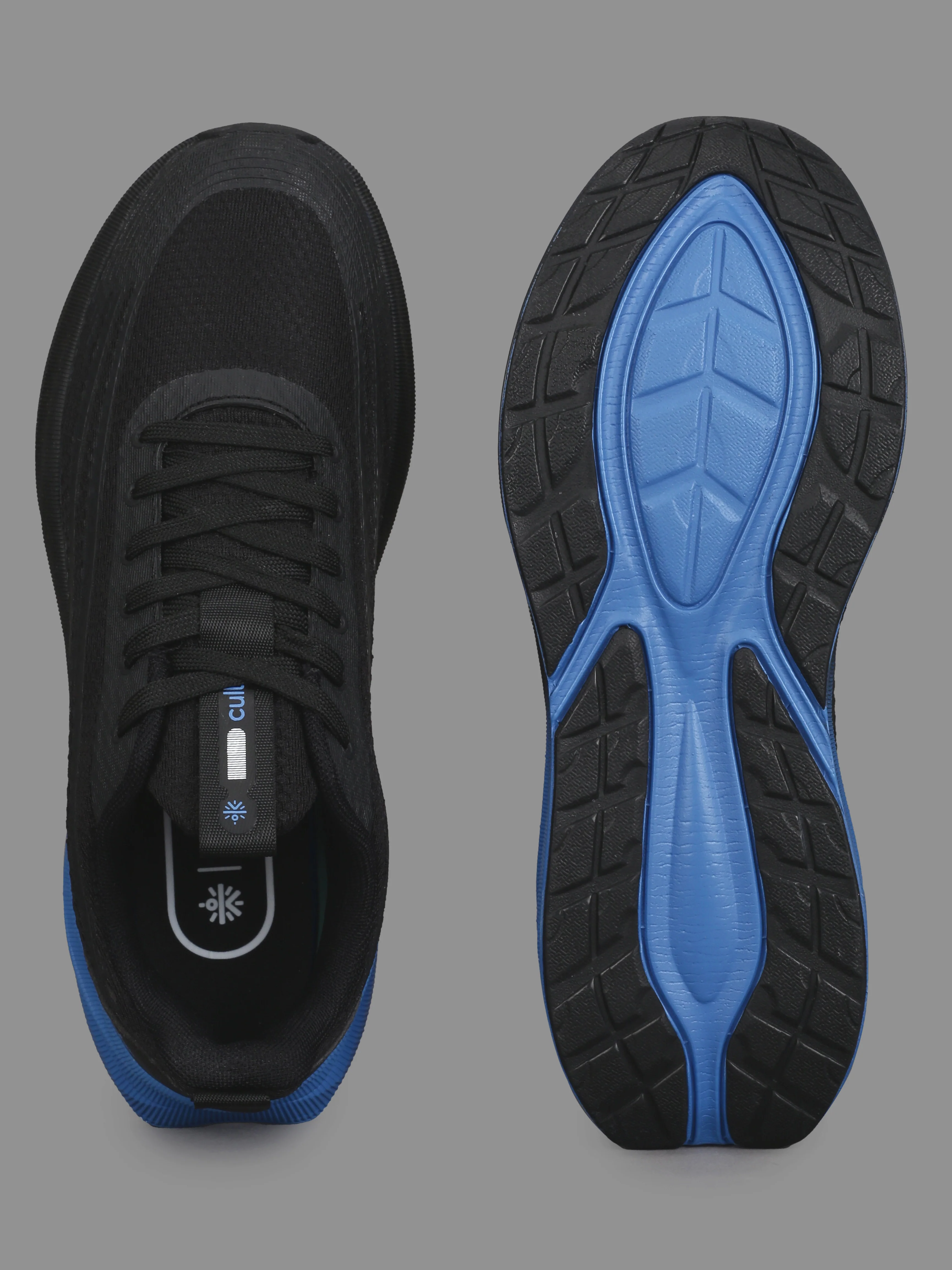 cult Men's Strix Running Shoes - Black/Blue - Image 6