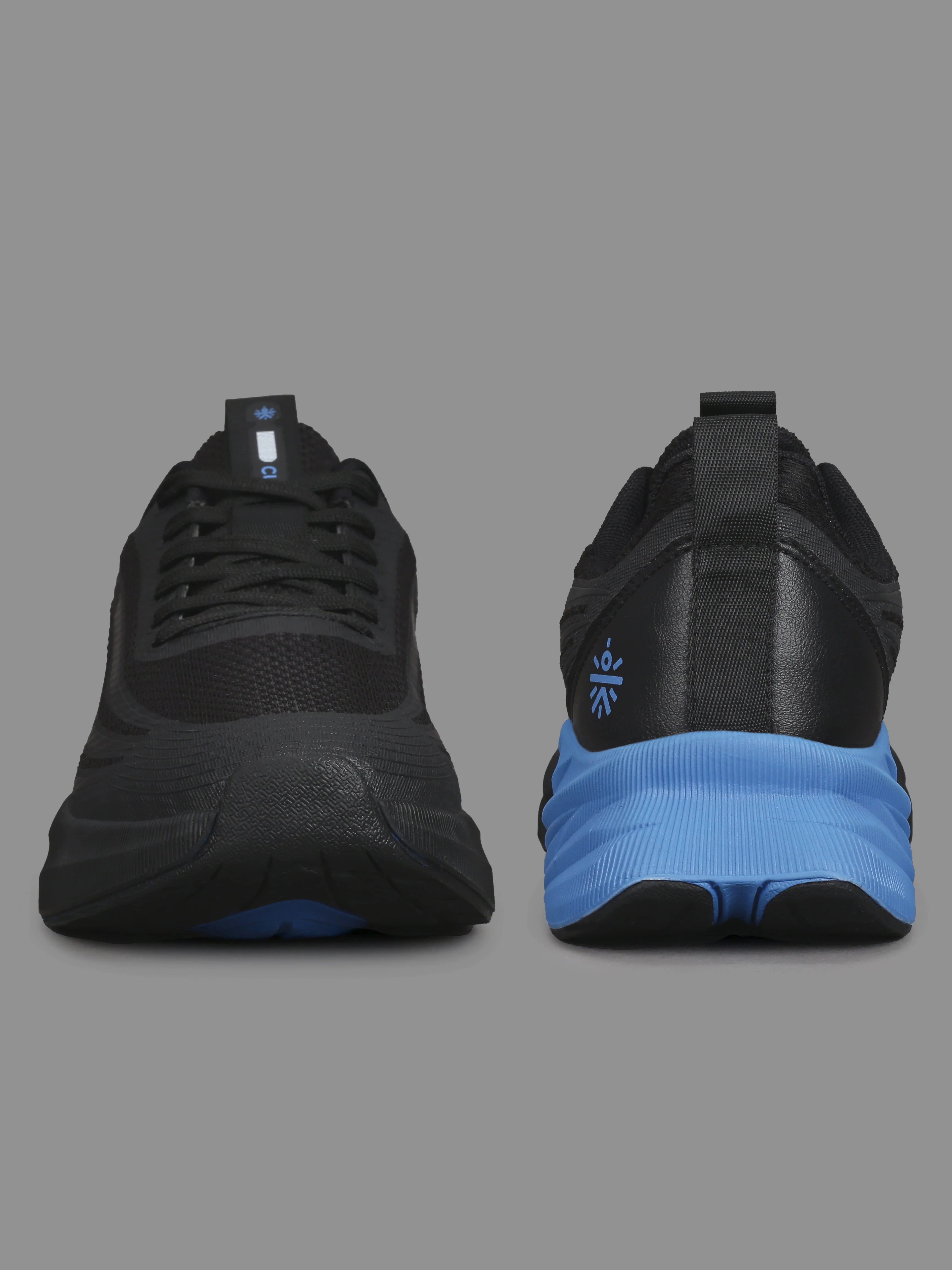 cult Men's Strix Running Shoes - Black/Blue - Image 8