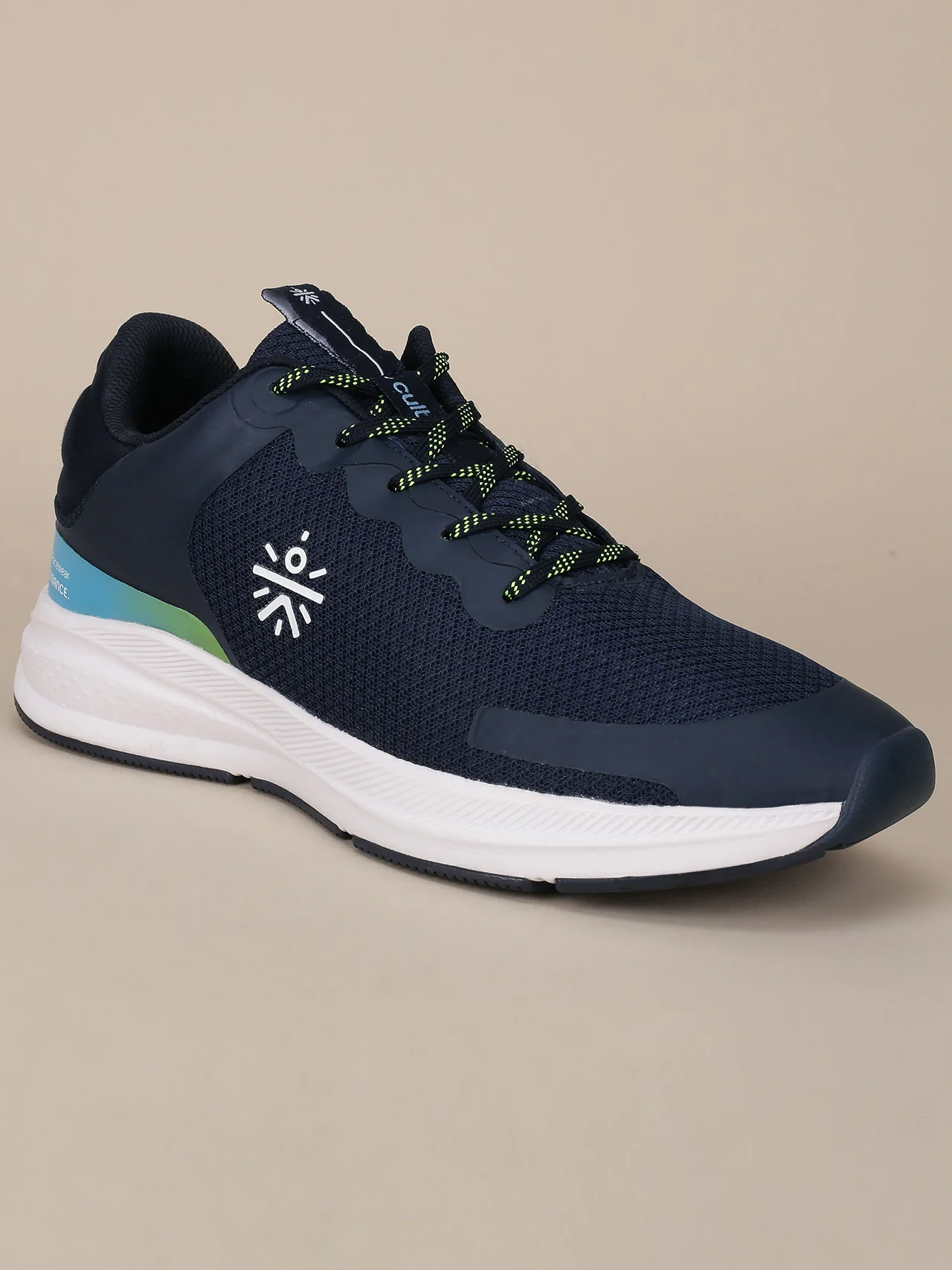cult Men's SwiftStride Casual Shoes - Navy/Green - Image 4