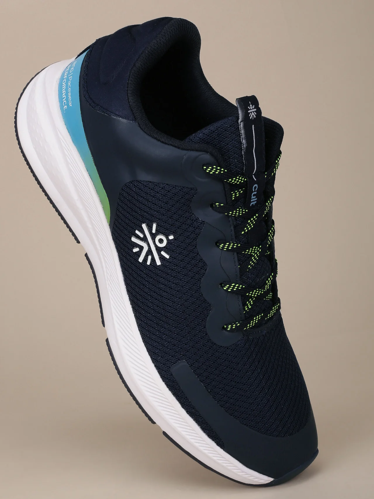 cult Men's SwiftStride Casual Shoes - Navy/Green - Image 5