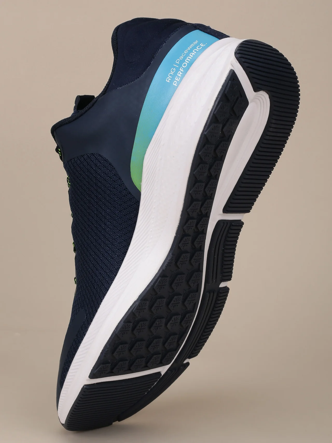 cult Men's SwiftStride Casual Shoes - Navy/Green - Image 9