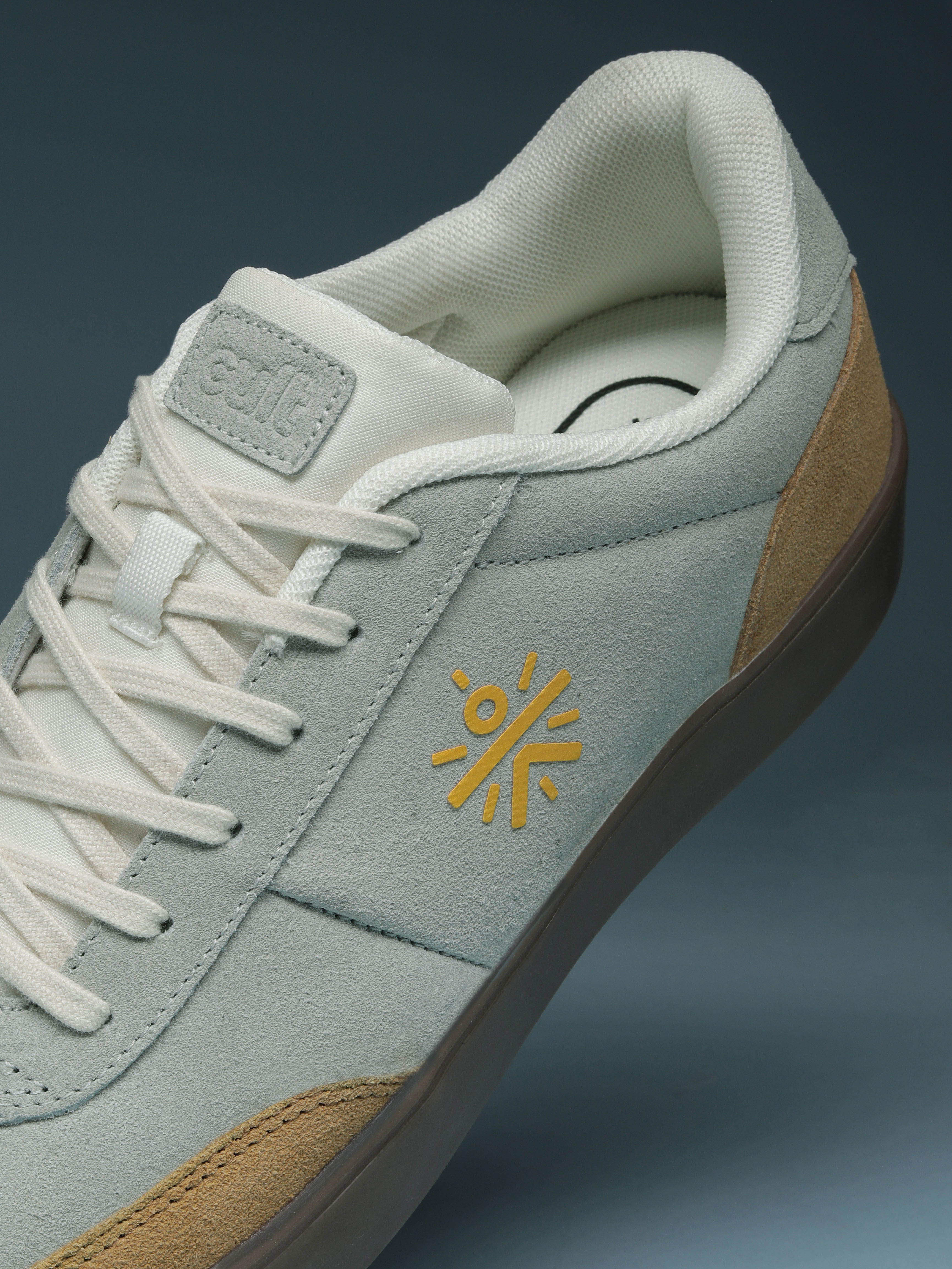 cult Men's Tauros Sneakers - Grey/Mustard - Image 10