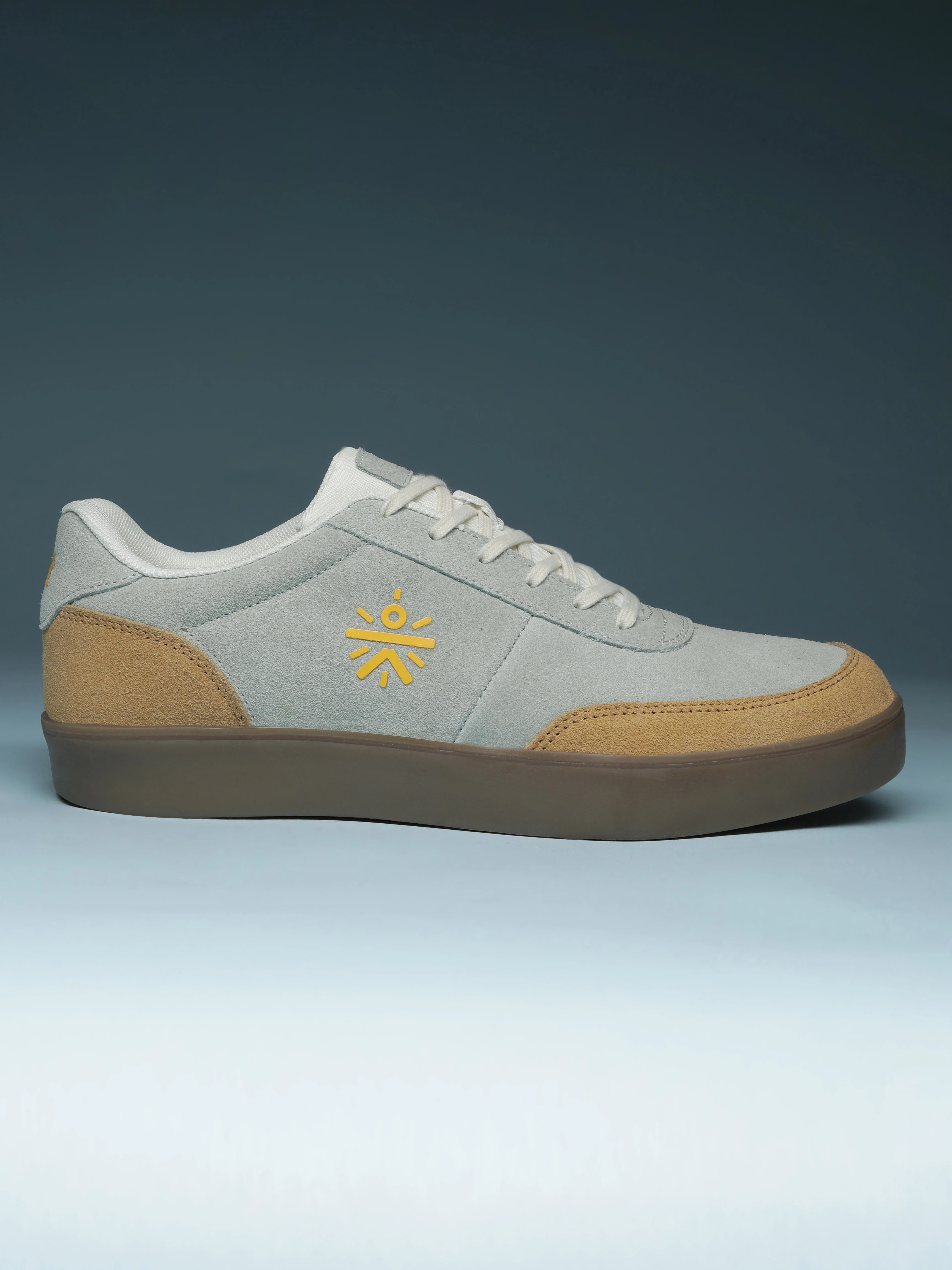 cult Men's Tauros Sneakers - Grey/Mustard - Image 3