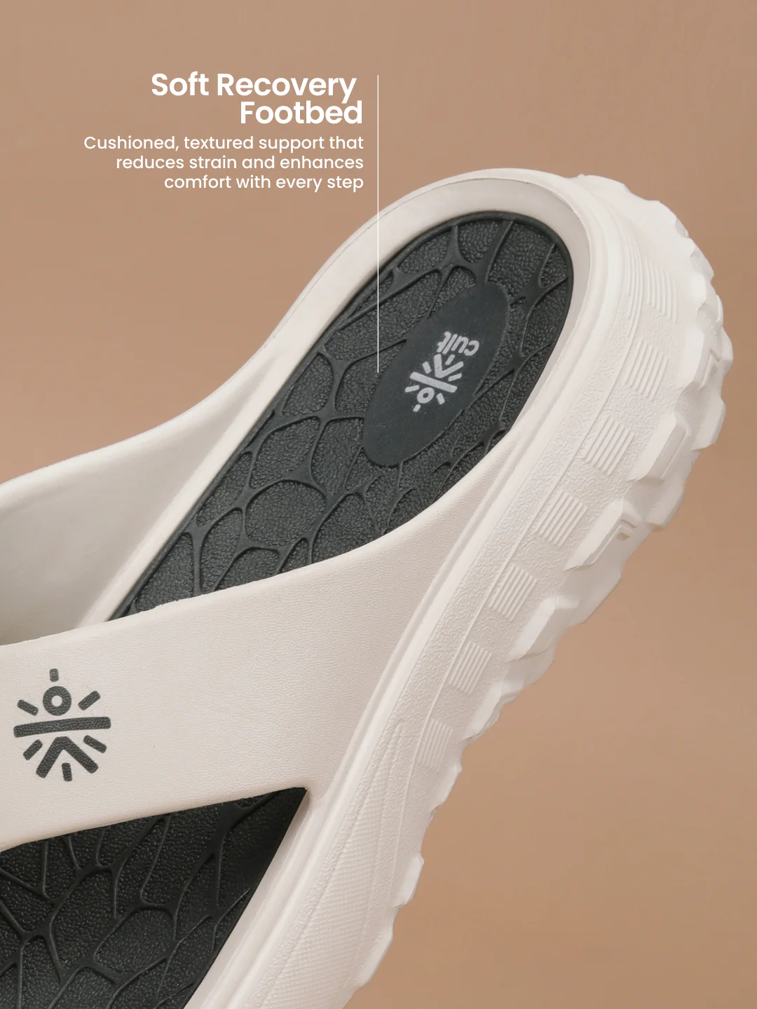 cult Men's TerraGrip Sliders - Off White - Image 6