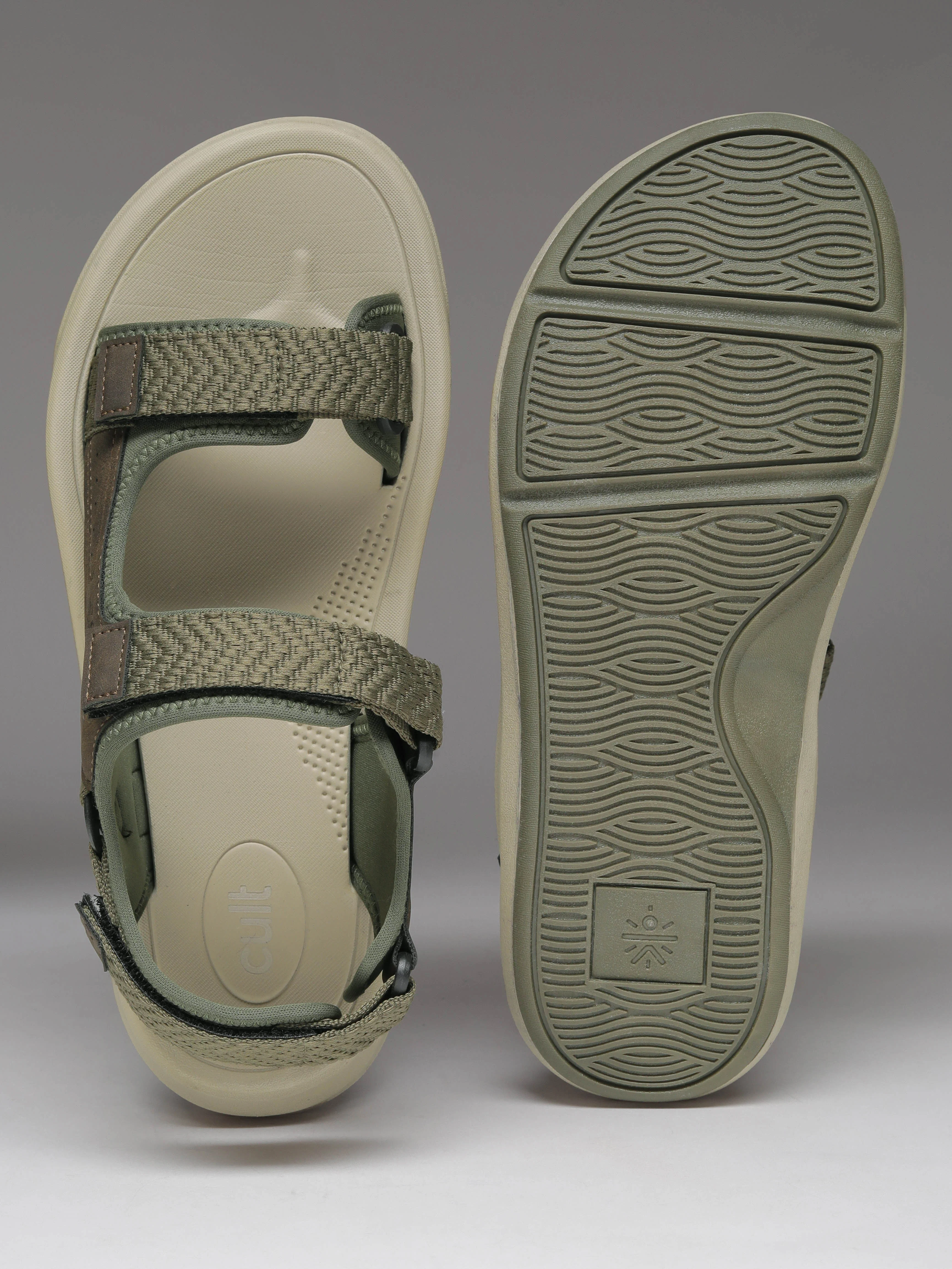 cult Men's TerraLoop Sandals - Olive - Image 8
