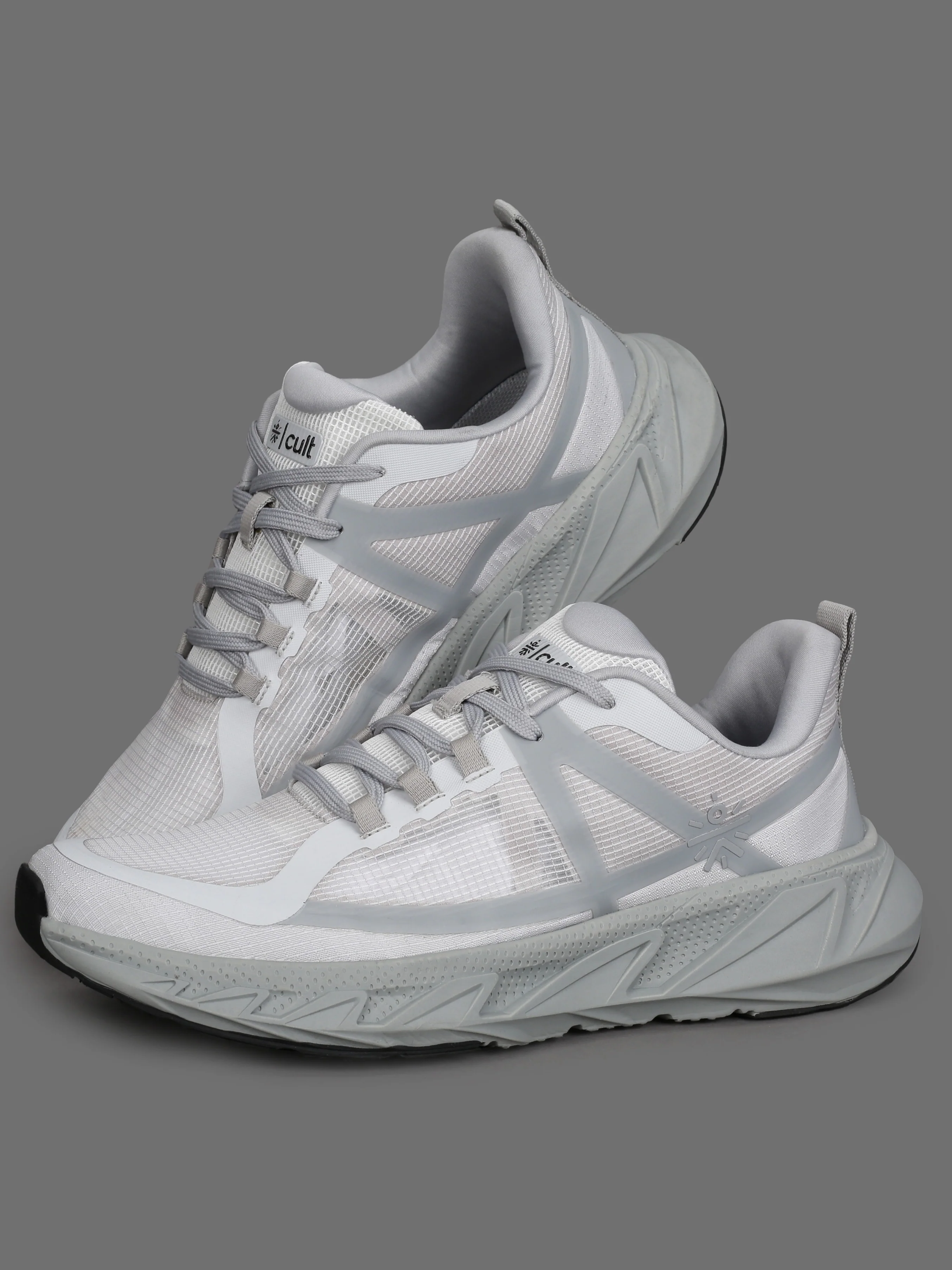 cult Men's Traverse Running Shoes - L.Grey - Image 3