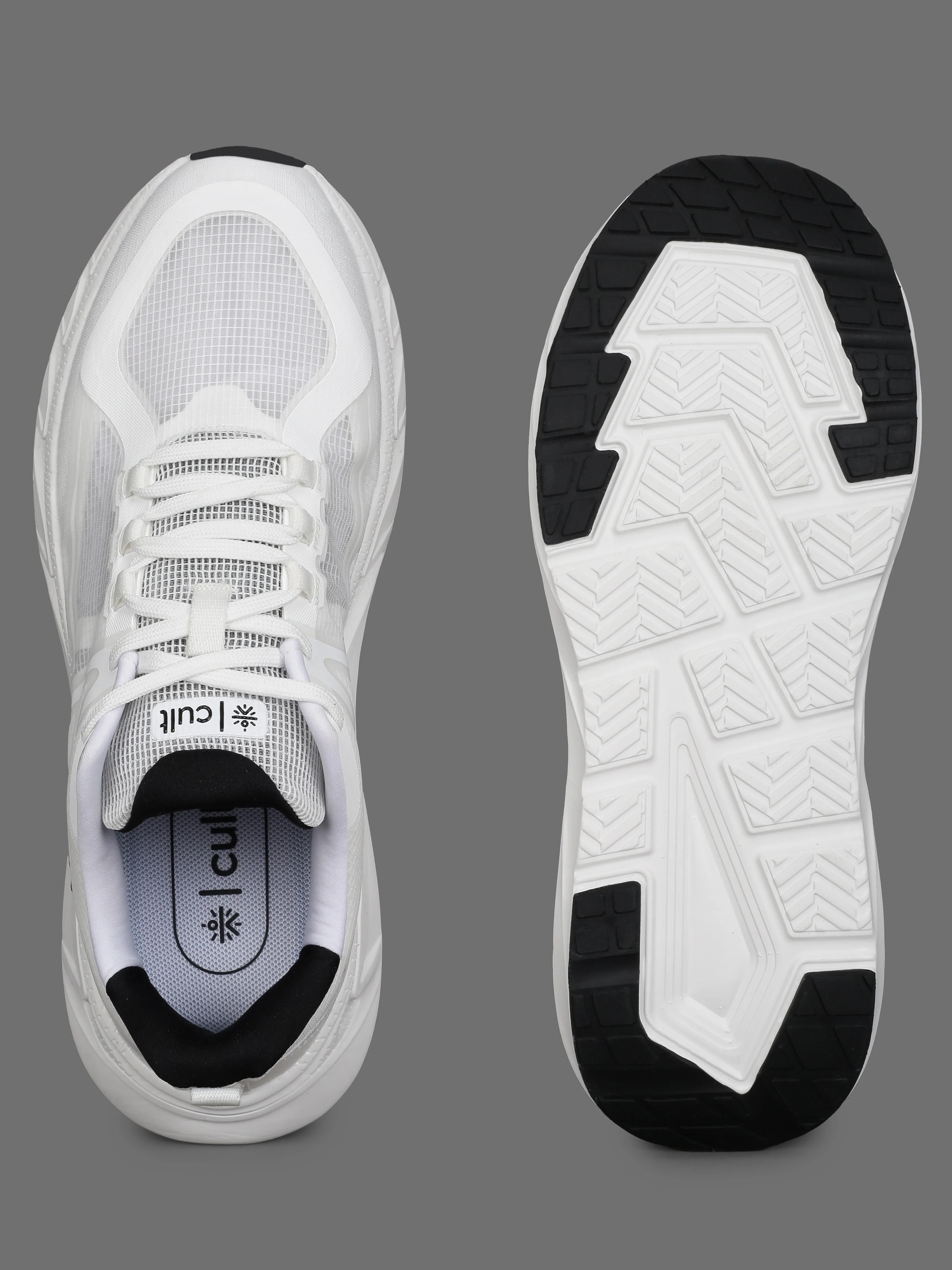 cult Men's Traverse Running Shoes - Off White - Image 7
