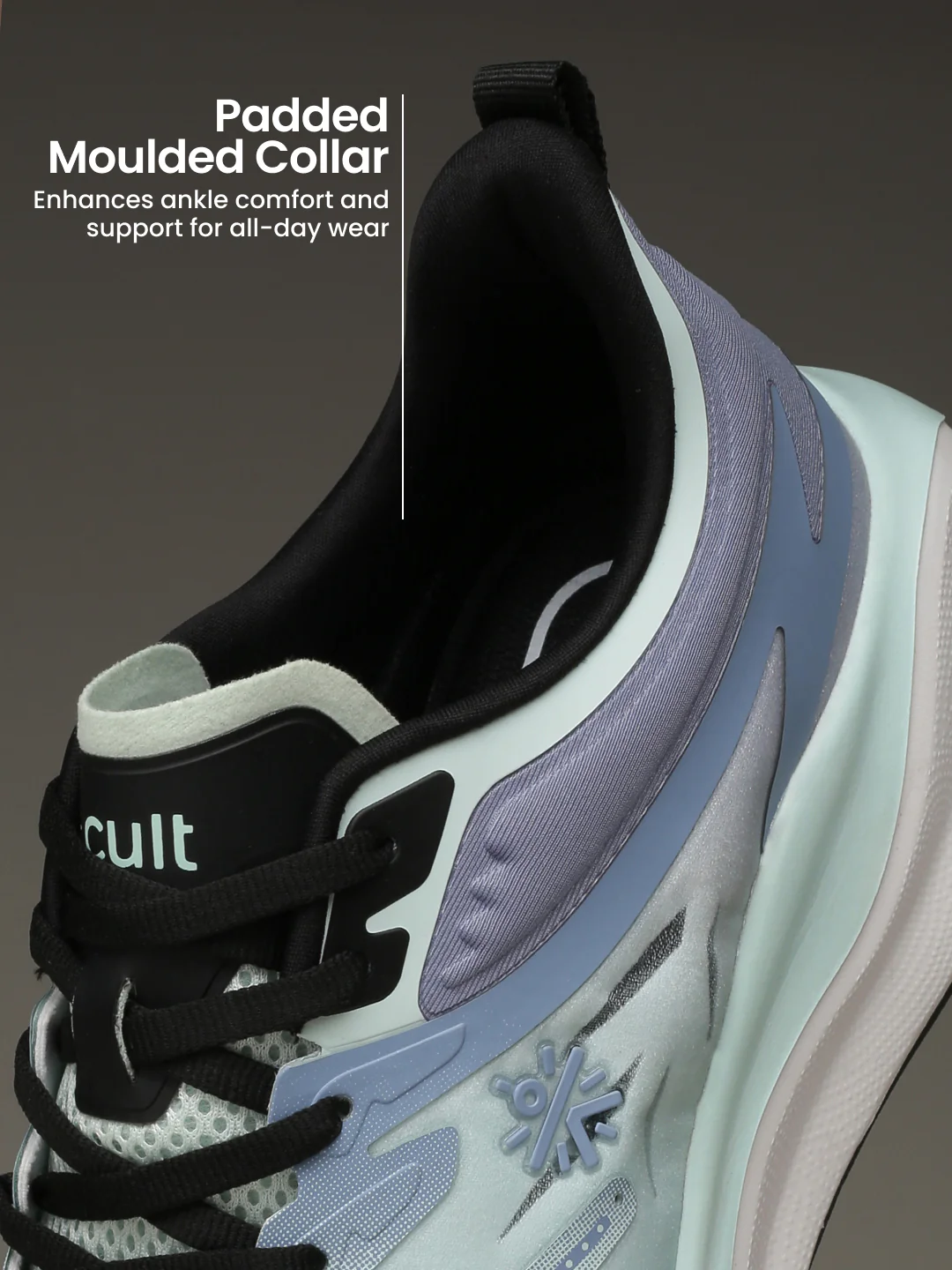 cult Men's Trazor Running Shoes - Mist/Lavender - Image 6
