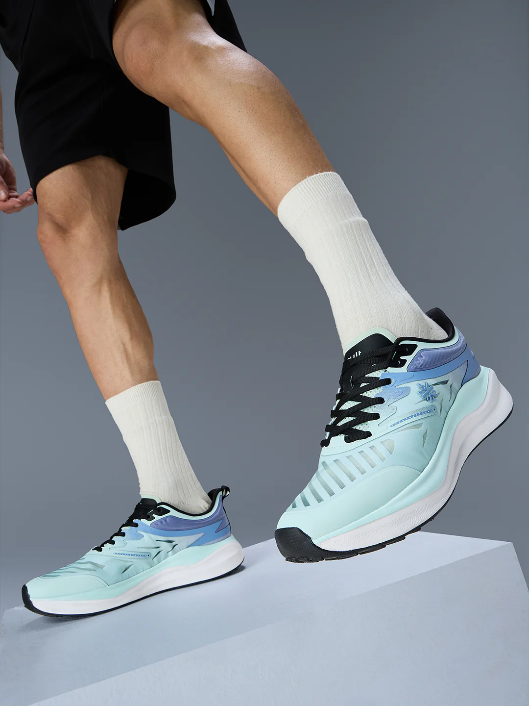 cult Men's Trazor Running Shoes - Mist/Lavender - Image 7