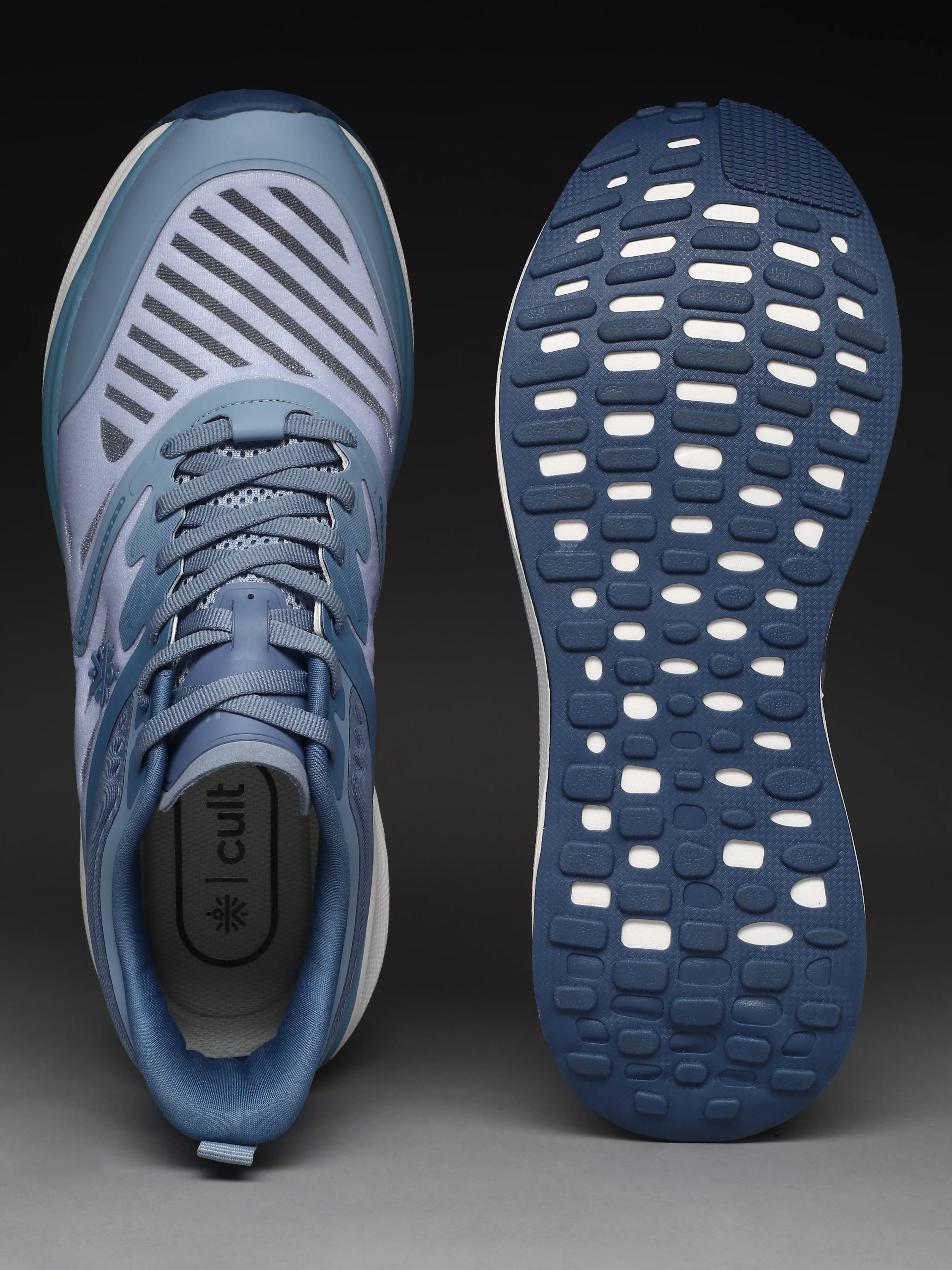 cult Men's Trazor Running Shoes - R.Slate/Slate - Image 9