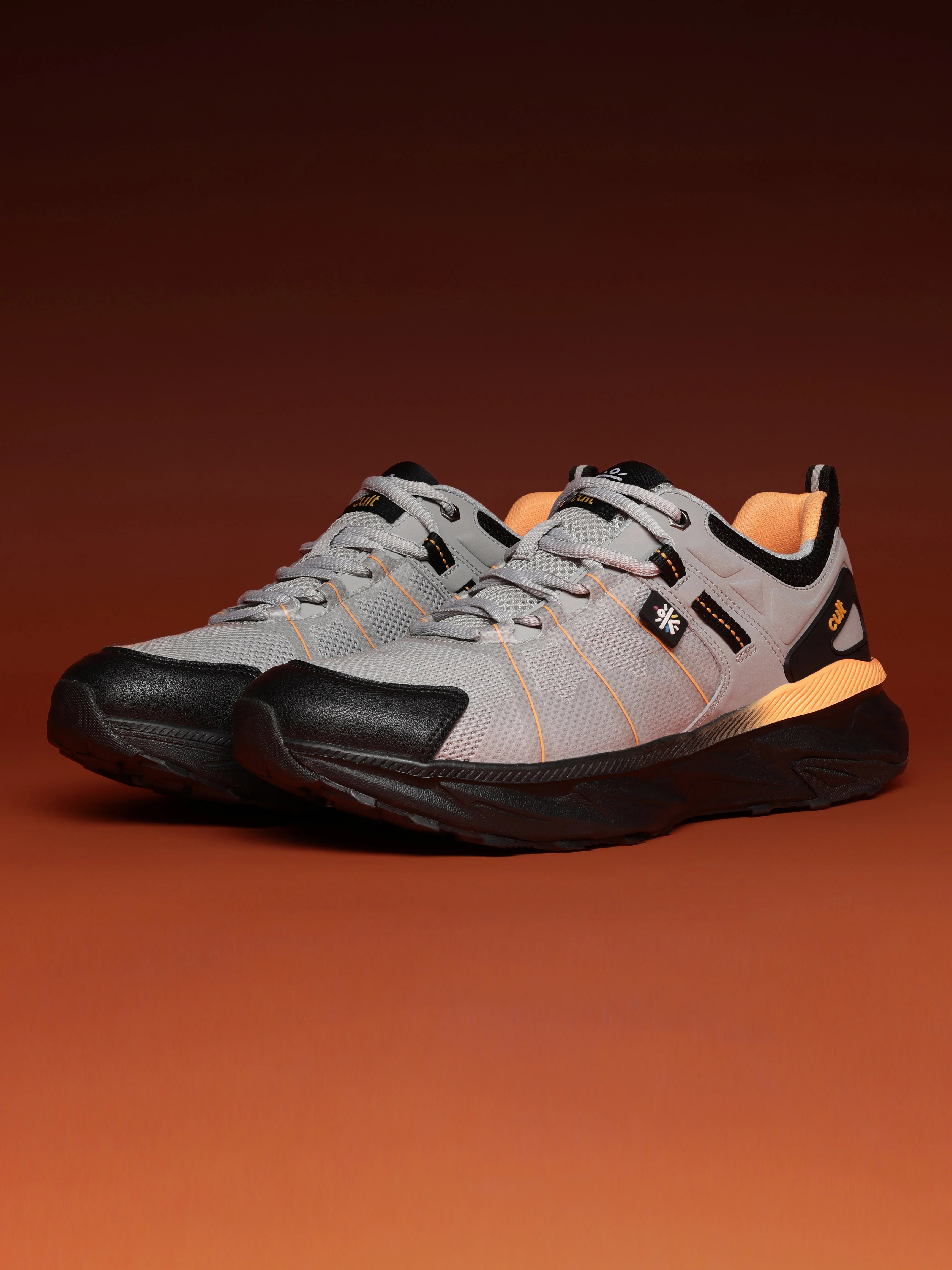 cult Men's TurboTrail Outdoor Shoes - L.Grey/Black - Image 10