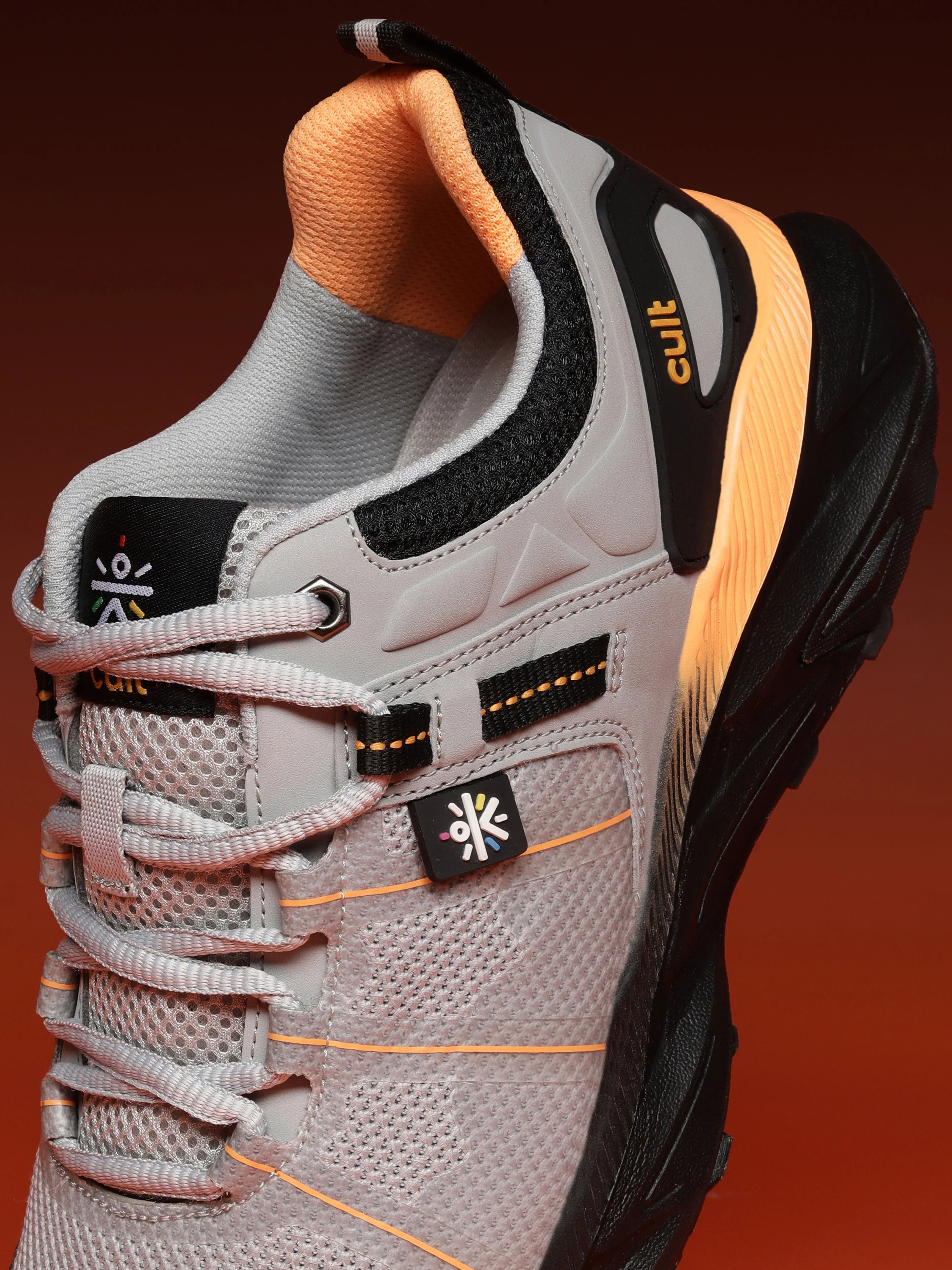 cult Men's TurboTrail Outdoor Shoes - L.Grey/Black - Image 11