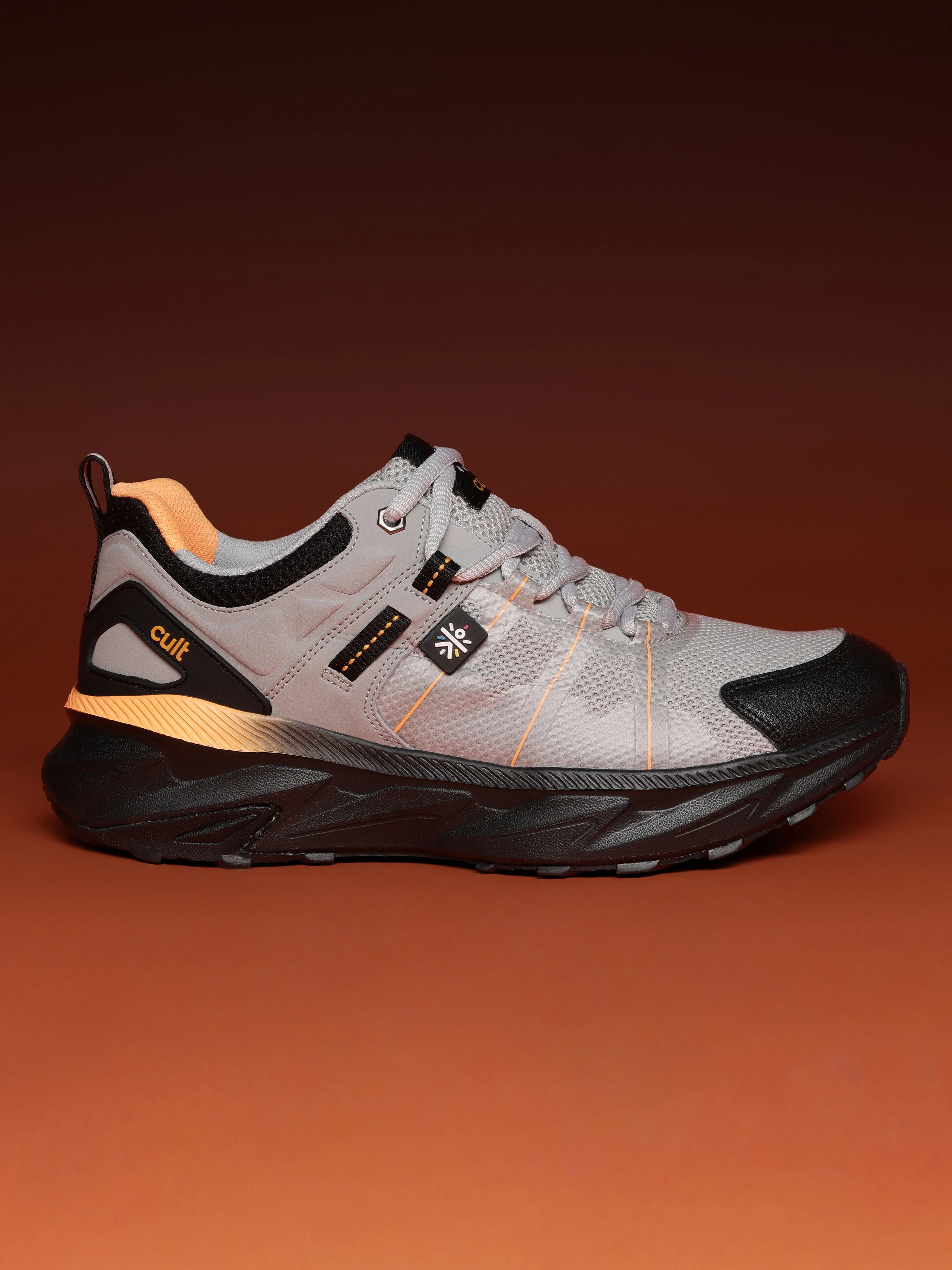 cult Men's TurboTrail Outdoor Shoes - L.Grey/Black - Image 3