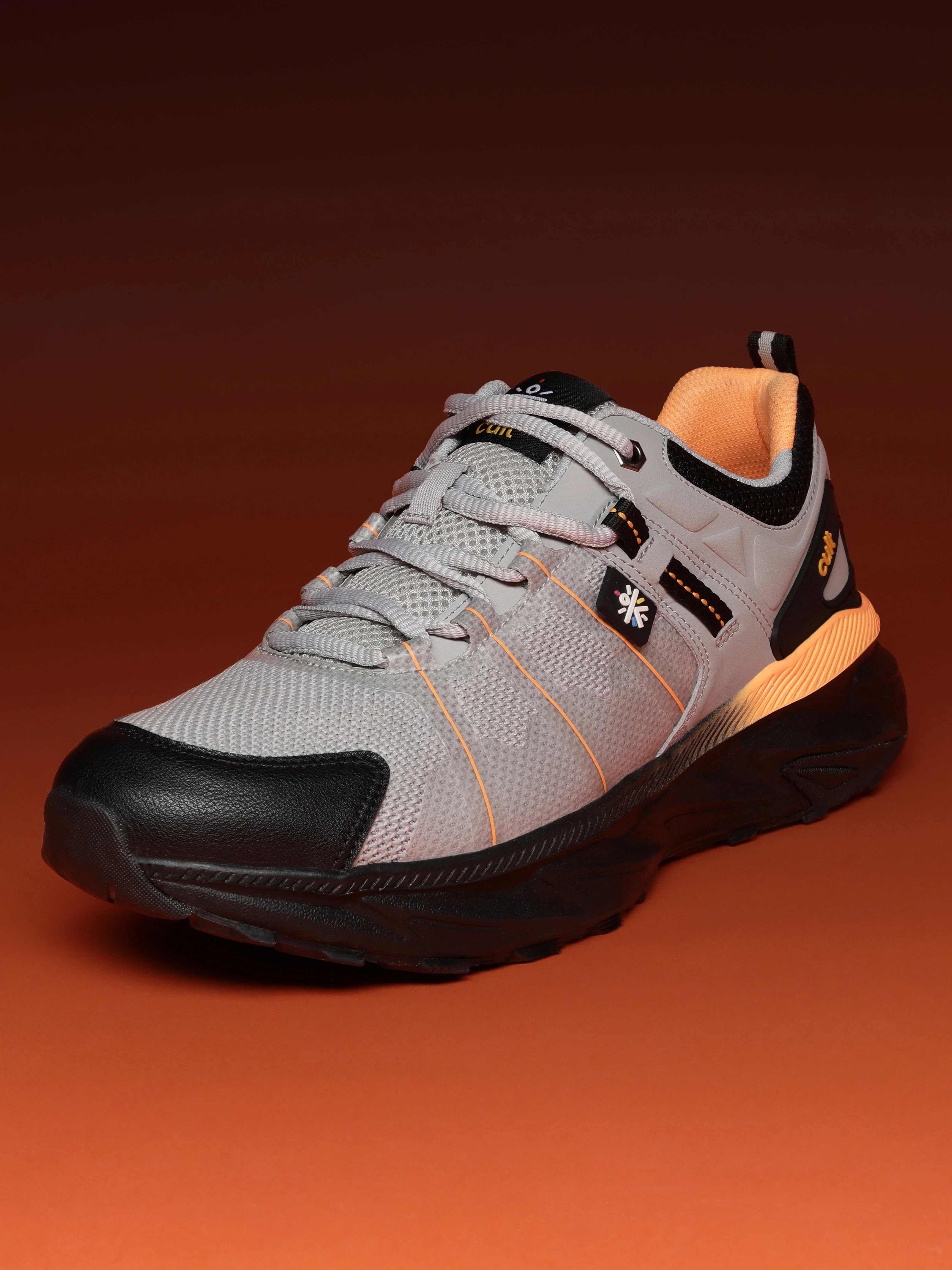 cult Men's TurboTrail Outdoor Shoes - L.Grey/Black - Image 4
