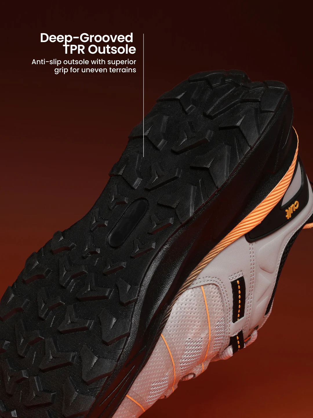 cult Men's TurboTrail Outdoor Shoes - L.Grey/Black - Image 6