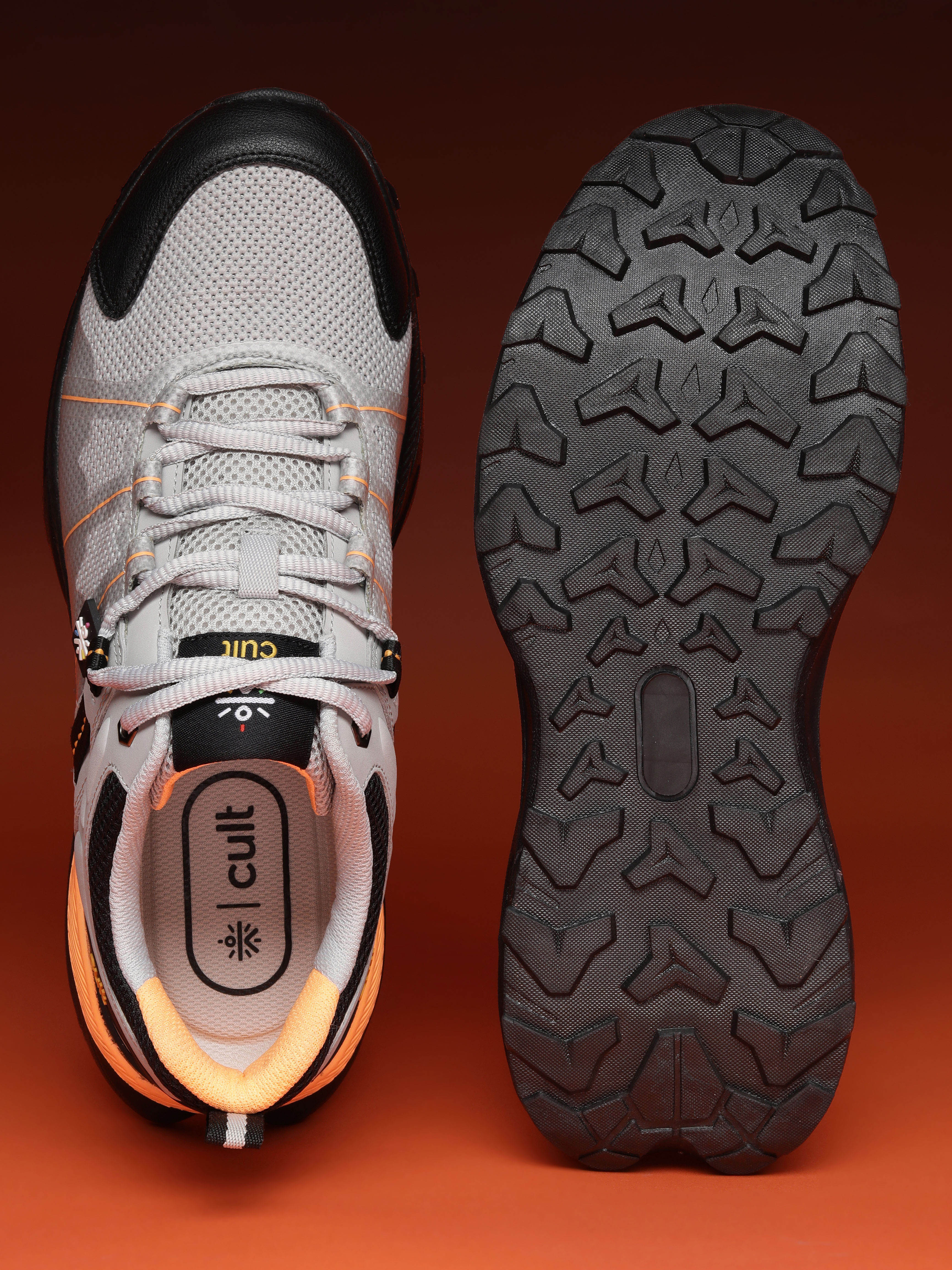 cult Men's TurboTrail Outdoor Shoes - L.Grey/Black - Image 8