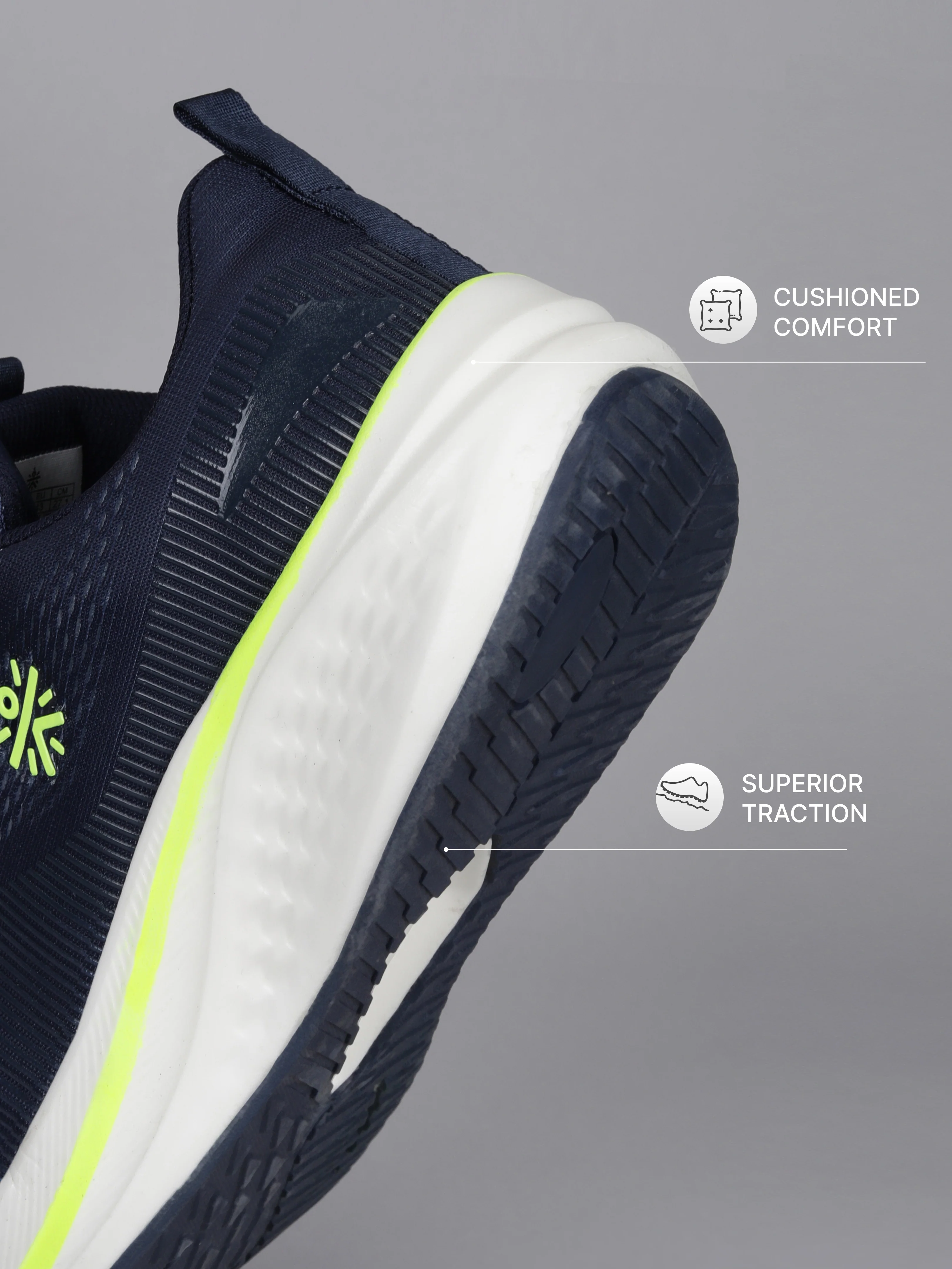 cult Men's Typhon Running Shoes - Navy - Image 5