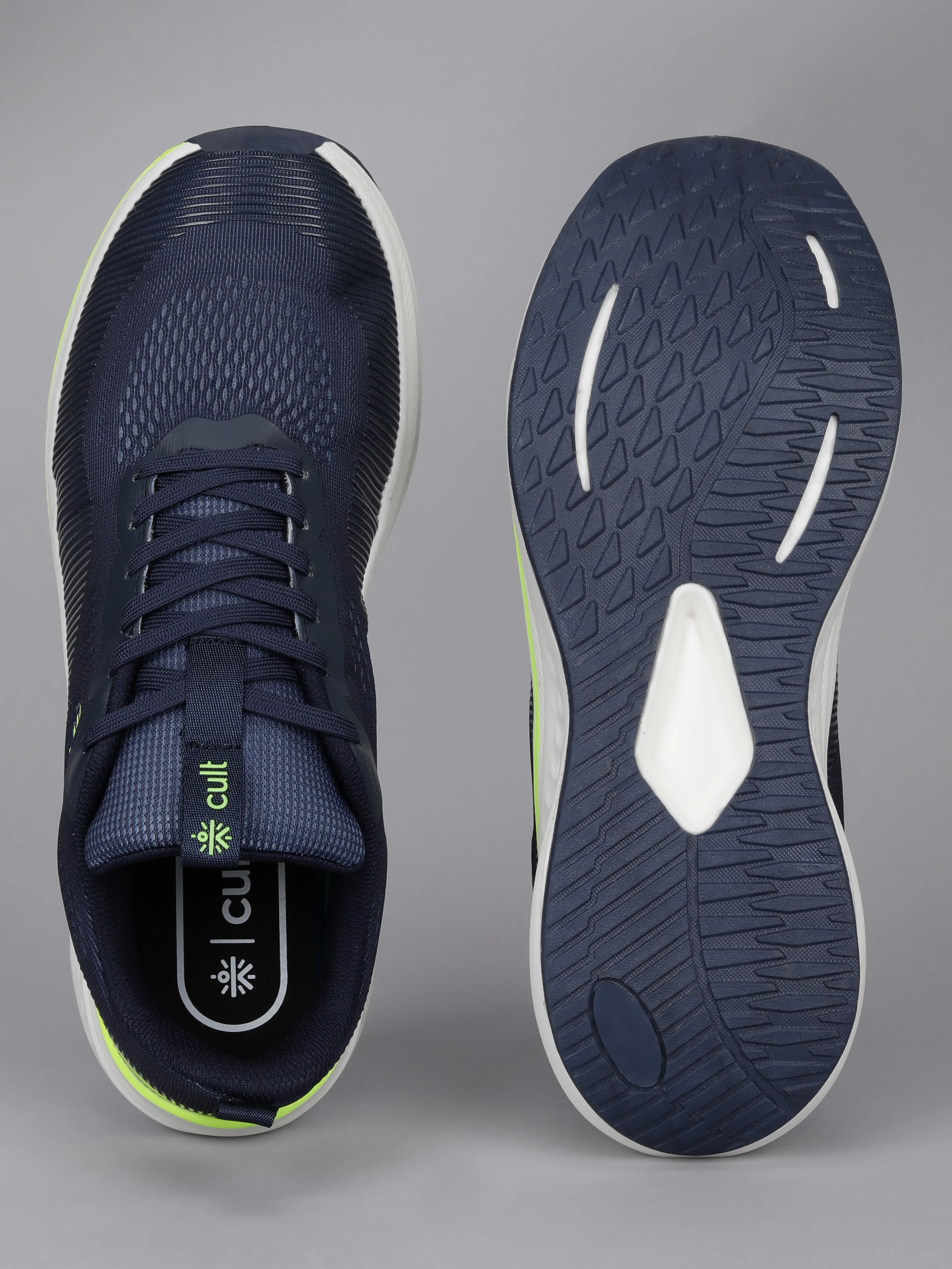cult Men's Typhon Running Shoes - Navy - Image 7
