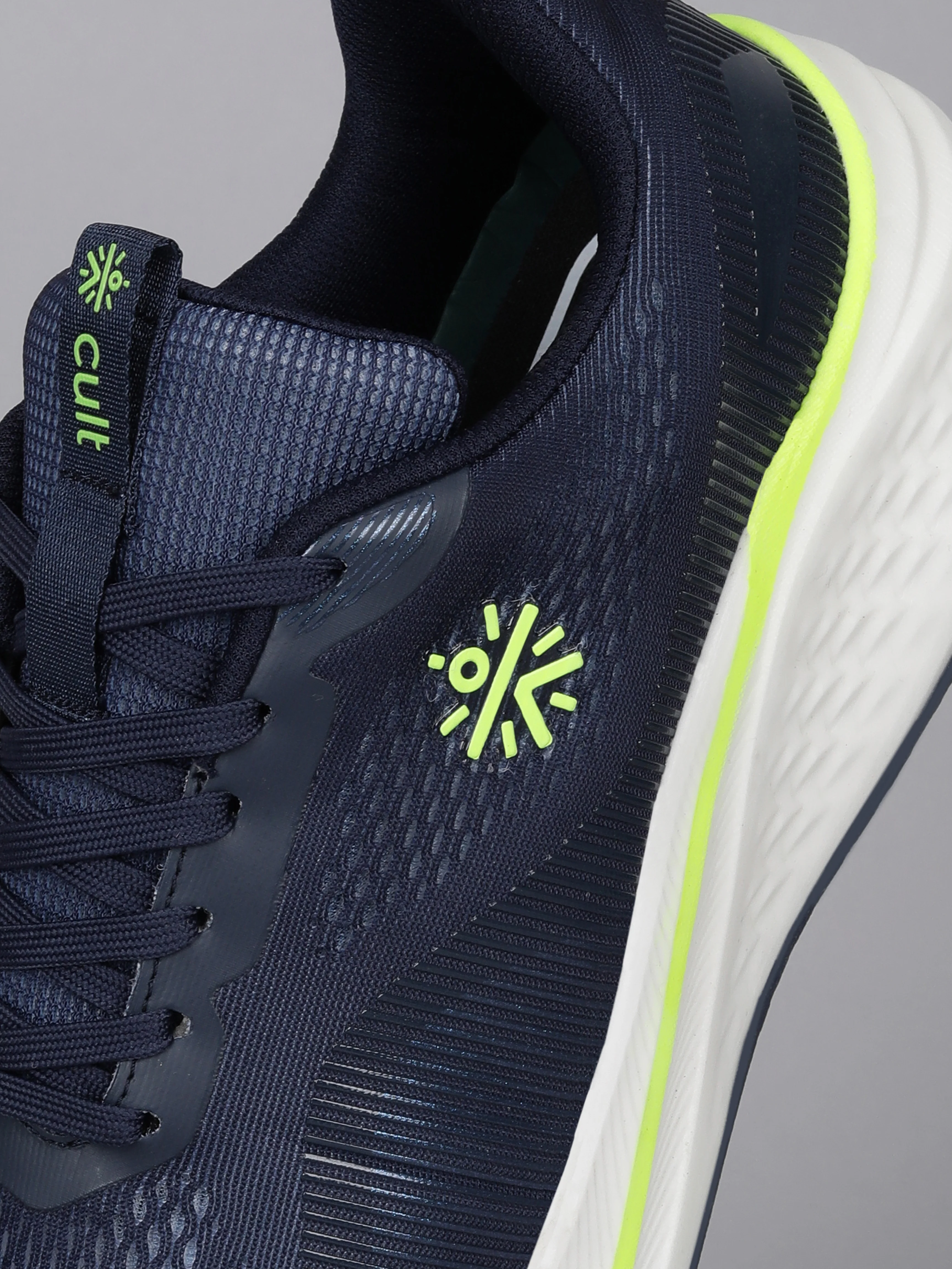 cult Men's Typhon Running Shoes - Navy - Image 9