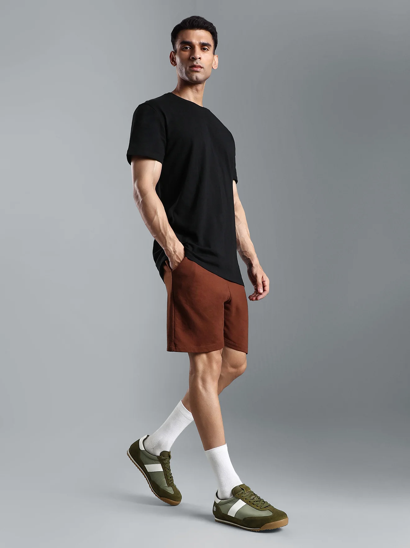 cult Men's UrbanEdge Sneakers - Sage Green/White - Image 2