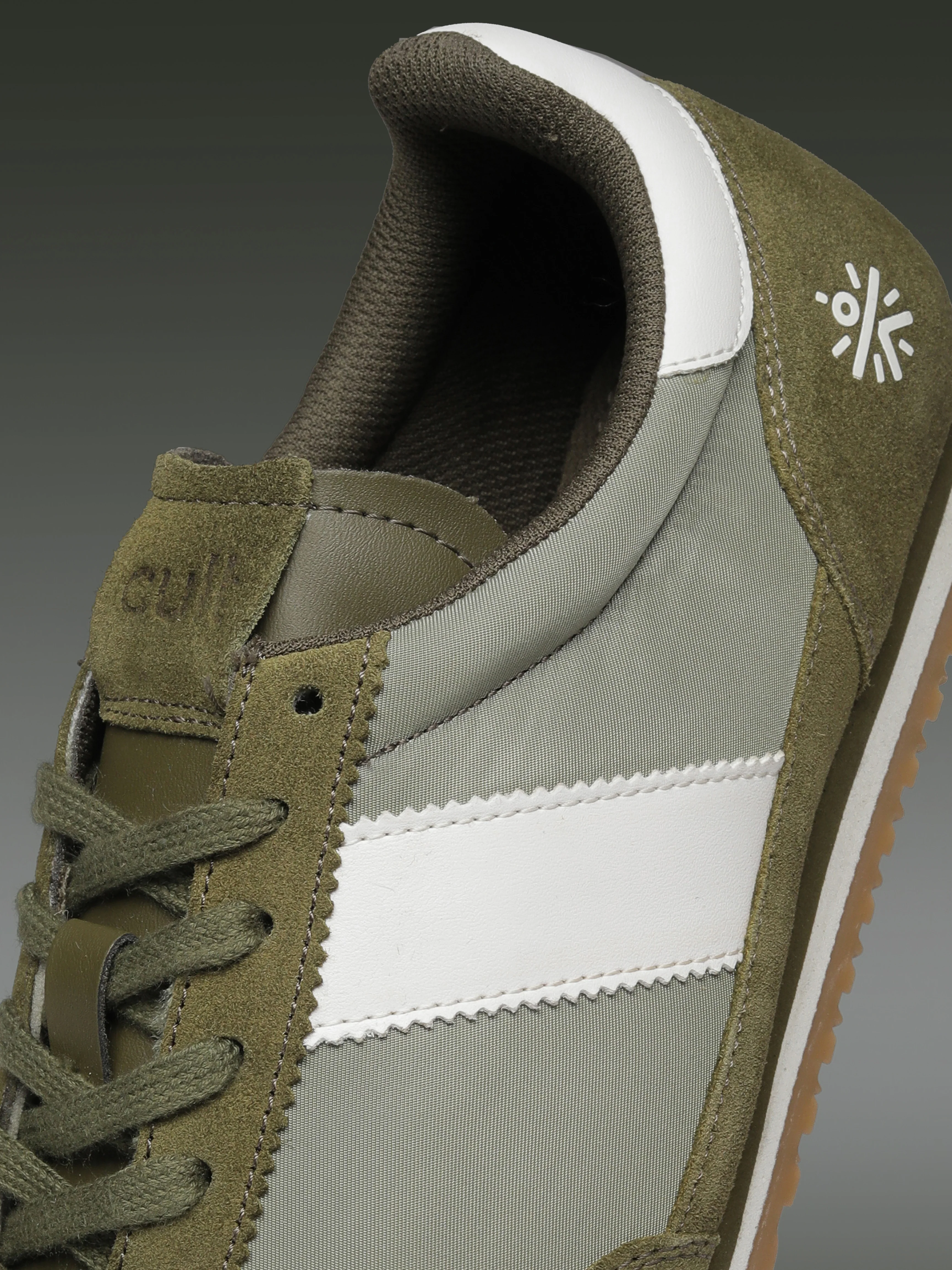 cult Men's UrbanEdge Sneakers - Sage Green/White - Image 8
