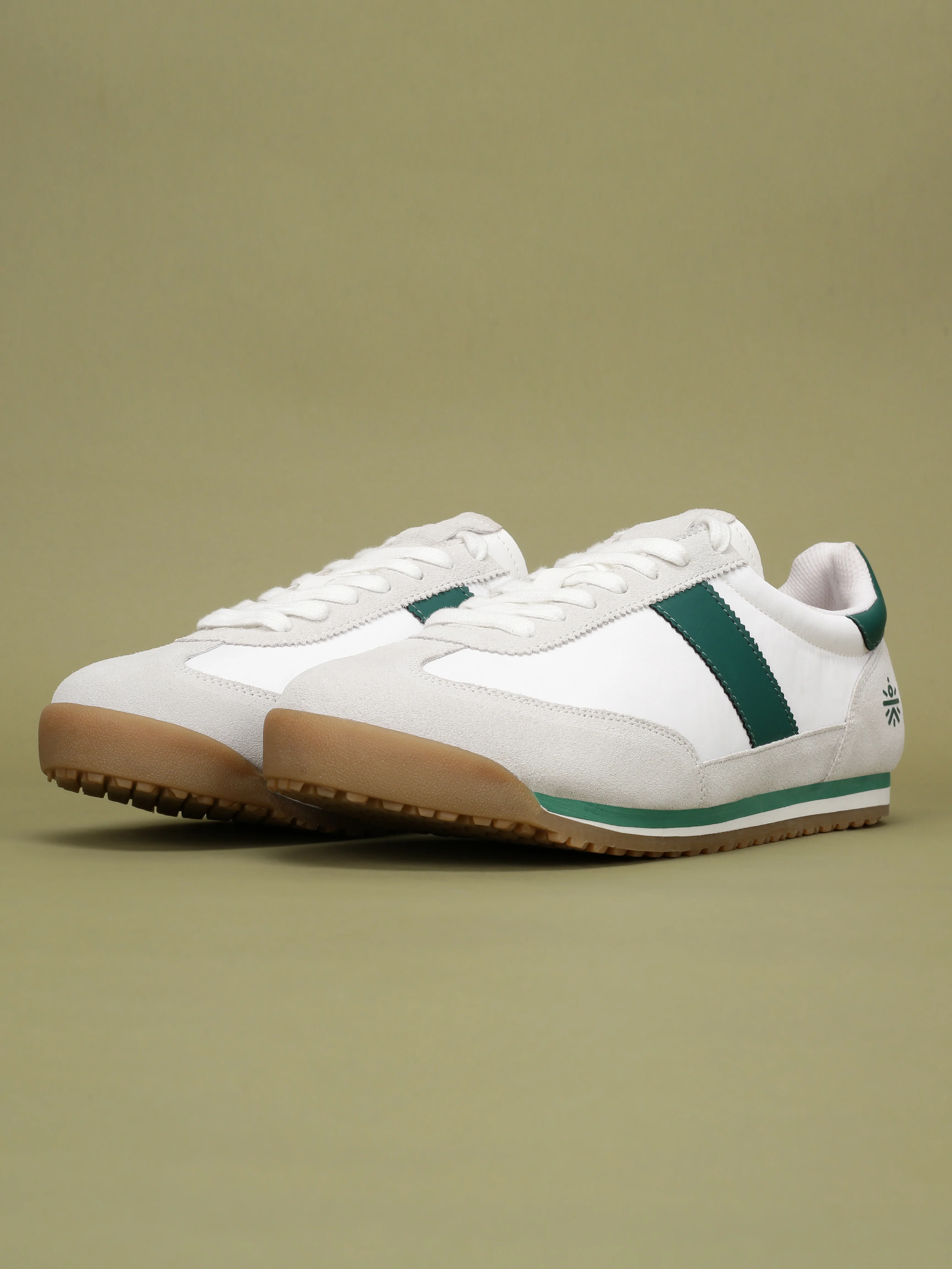 cult Men's UrbanEdge Sneakers - White/Green - Image 11