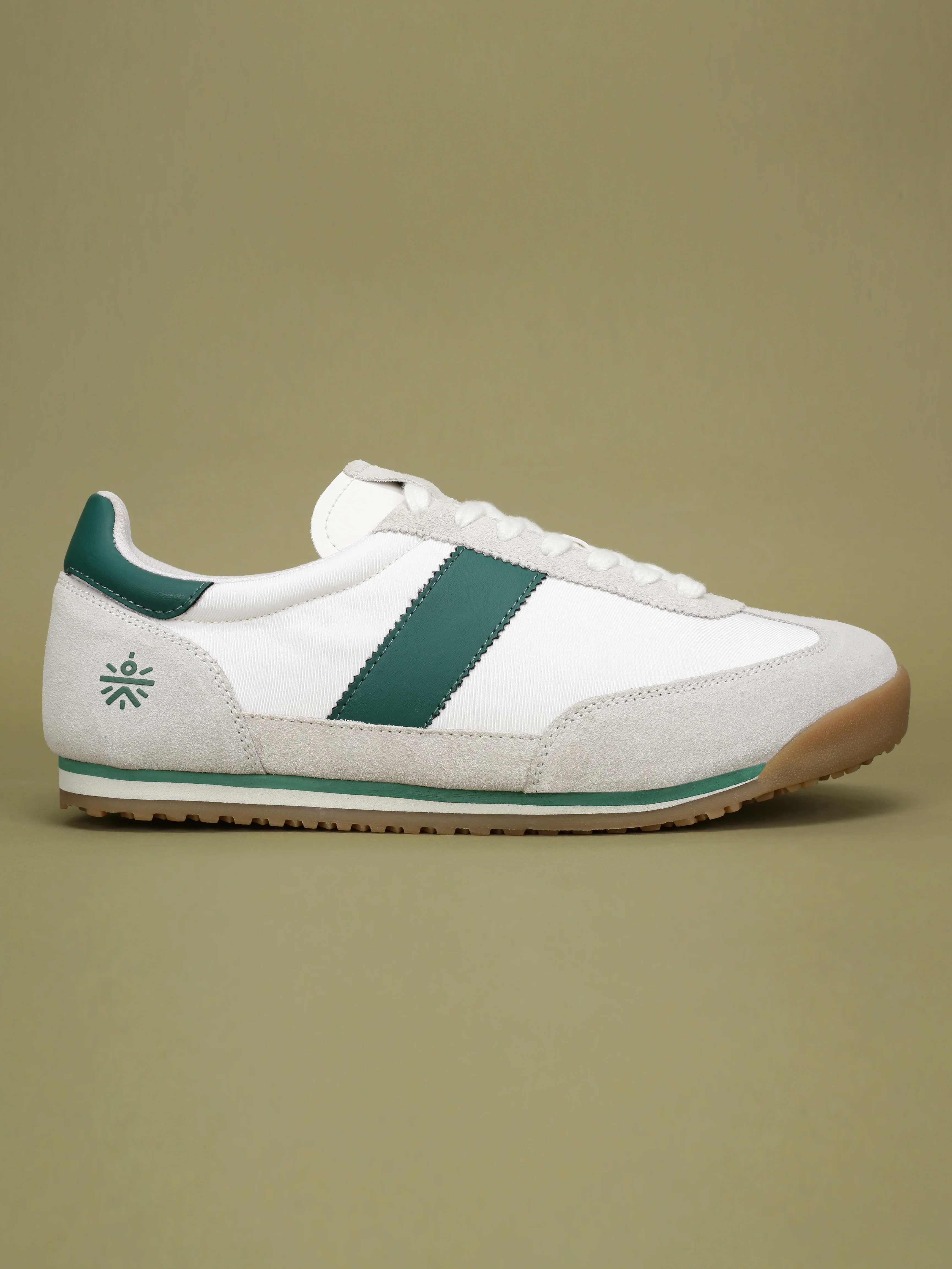cult Men's UrbanEdge Sneakers - White/Green - Image 3