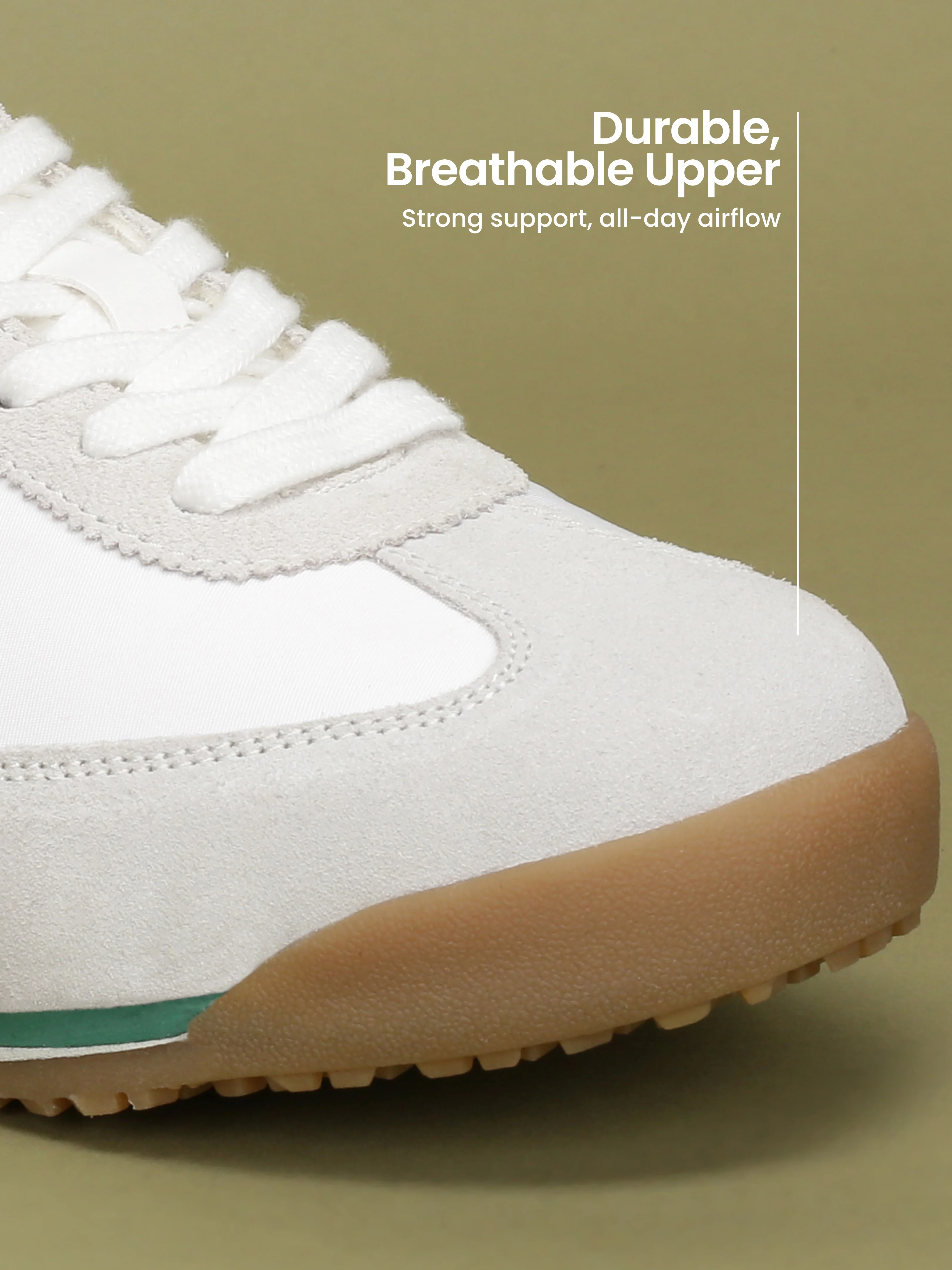 cult Men's UrbanEdge Sneakers - White/Green - Image 4