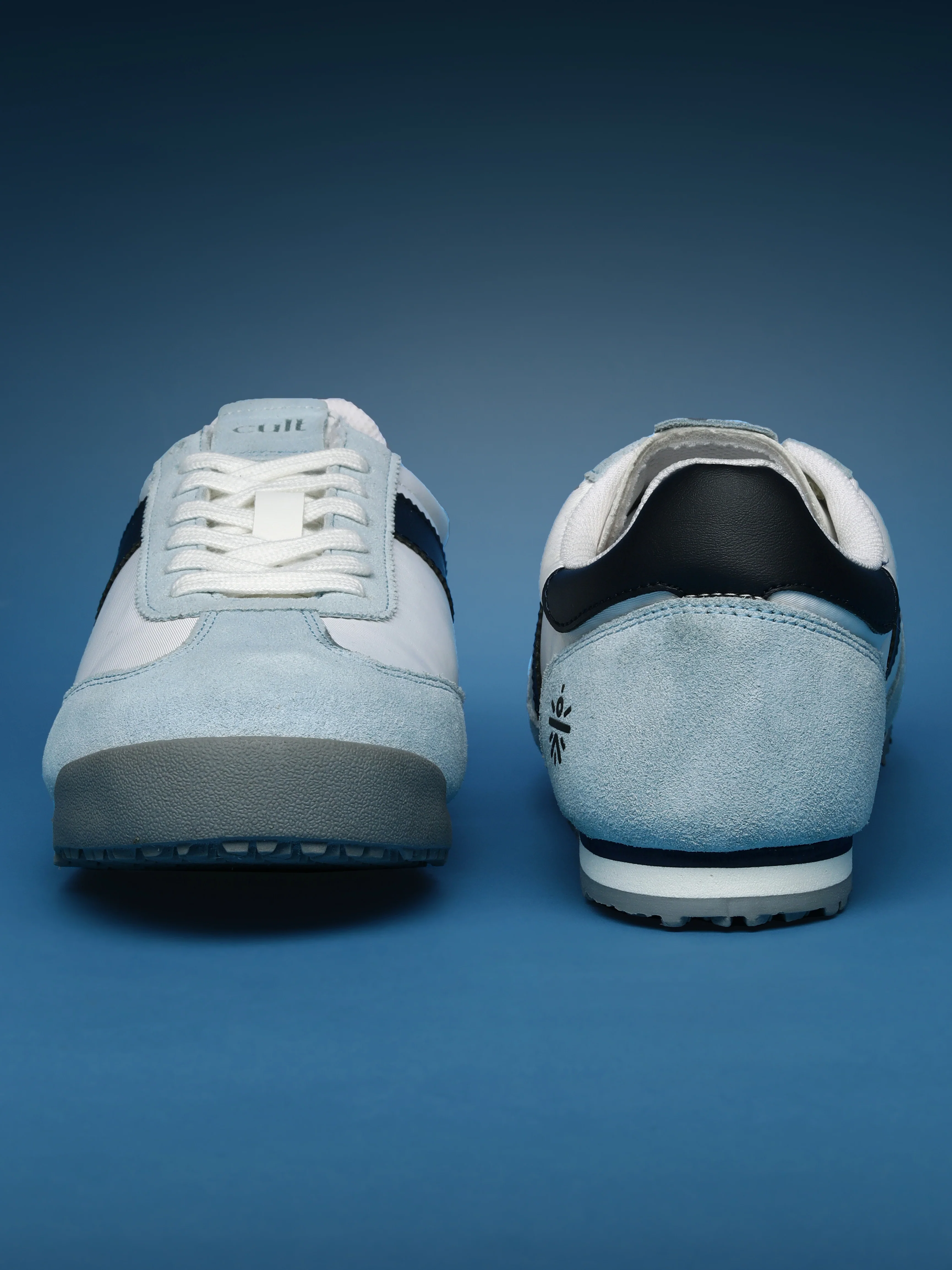 cult Men's UrbanEdge Sneakers - White/Ice Blue - Image 10