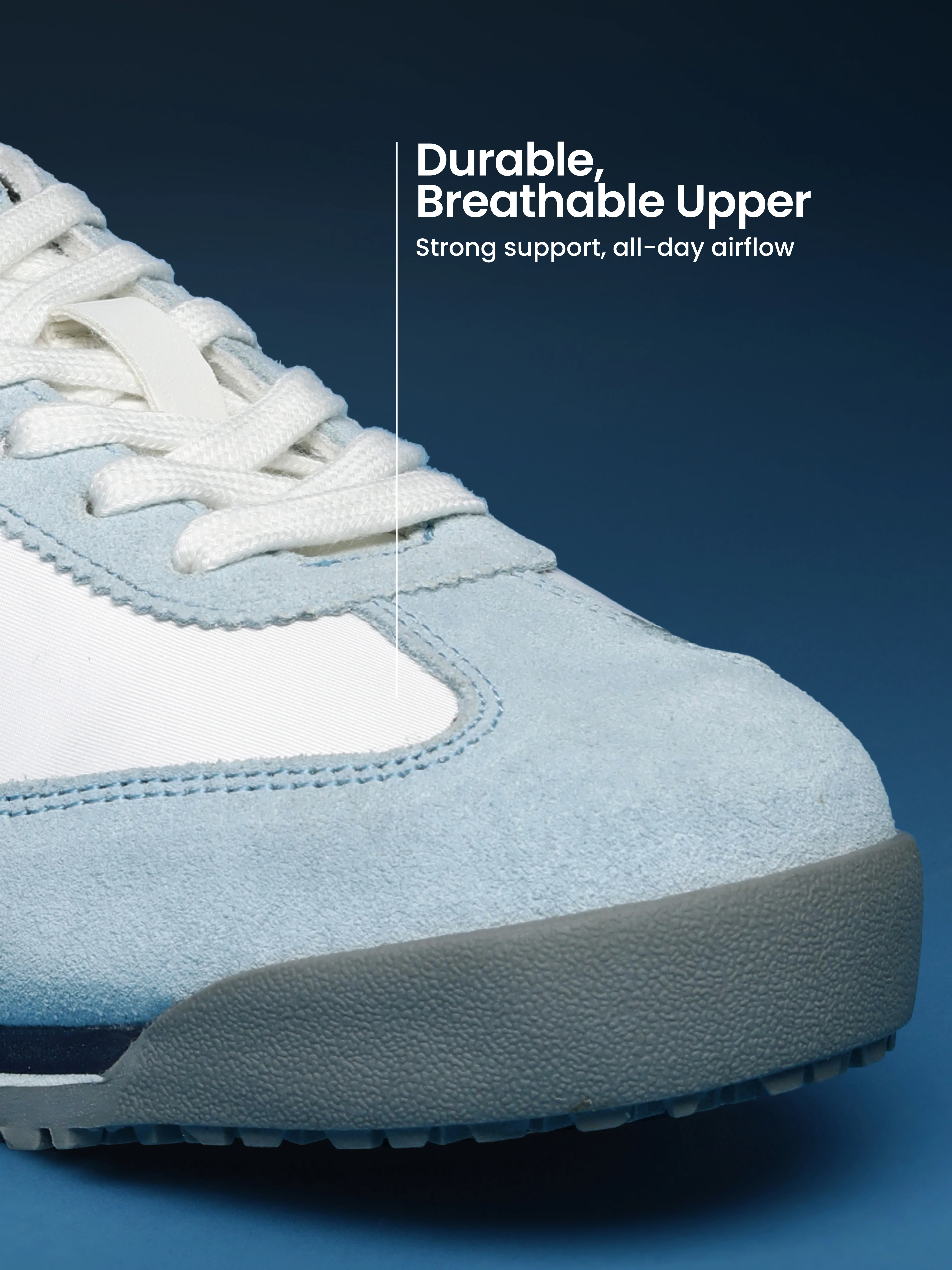 cult Men's UrbanEdge Sneakers - White/Ice Blue - Image 4