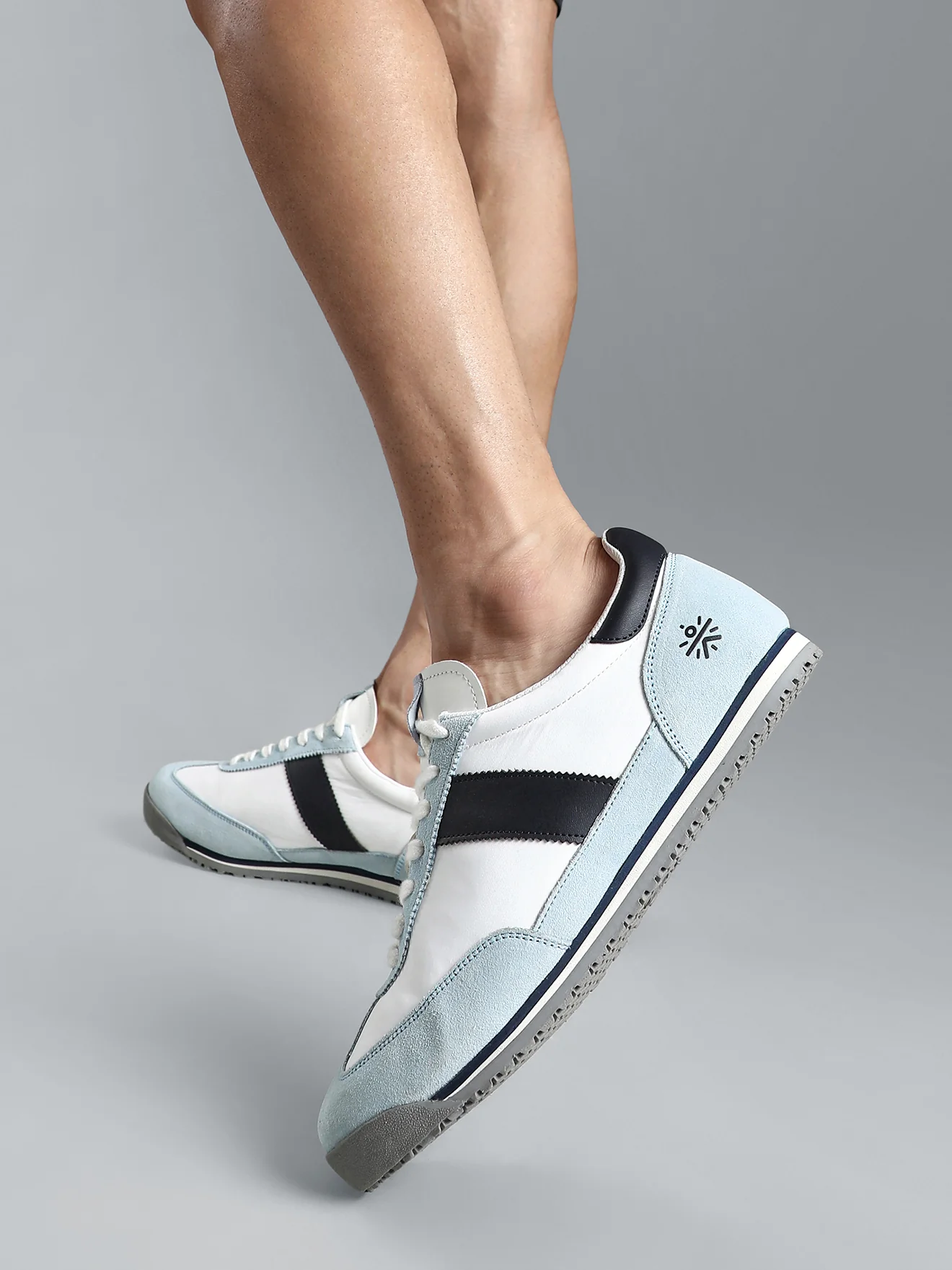 cult Men's UrbanEdge Sneakers - White/Ice Blue - Image 6