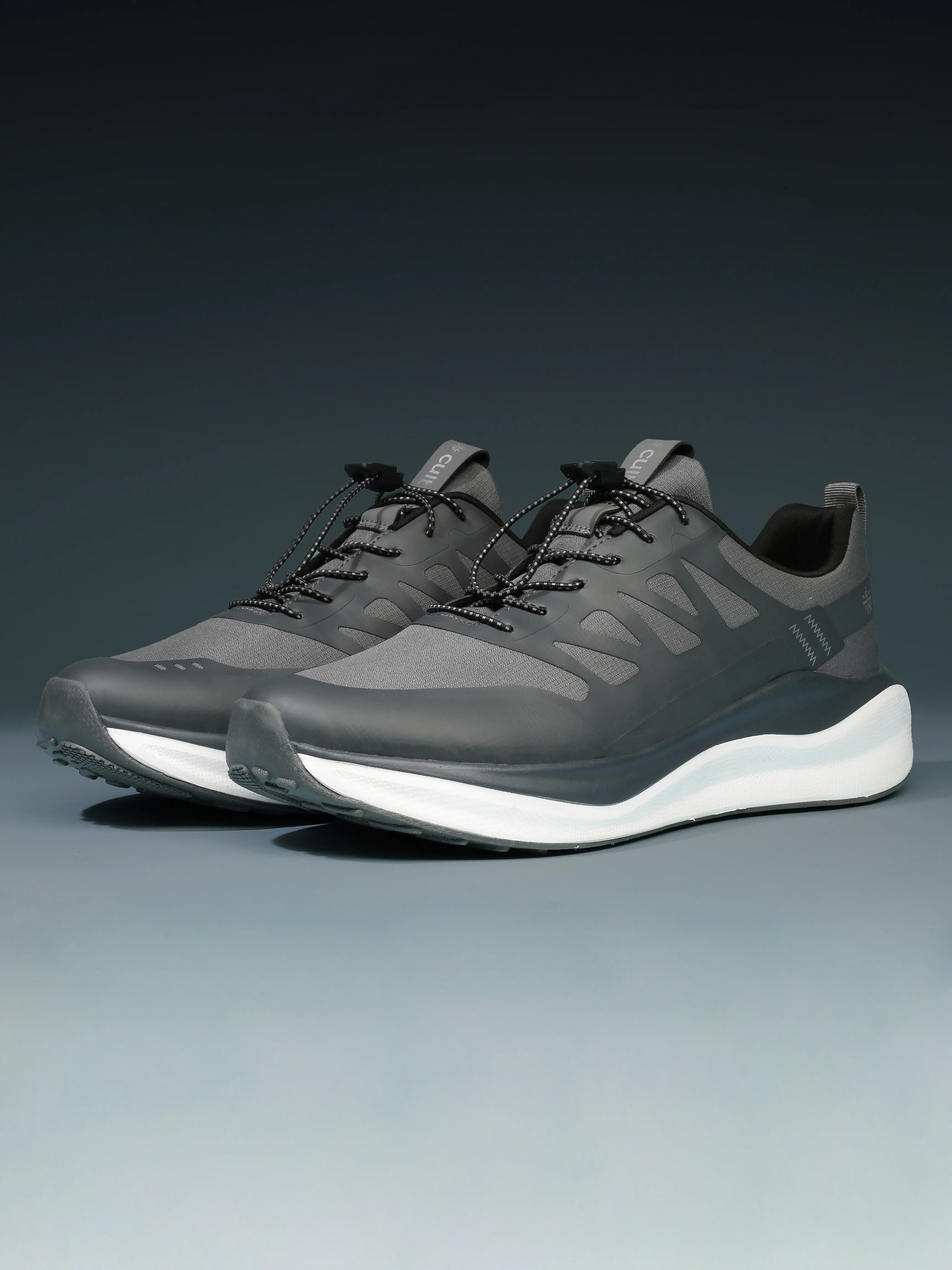 cult Men's Vaydr Running Shoes - D.Grey/L.Grey - Image 12