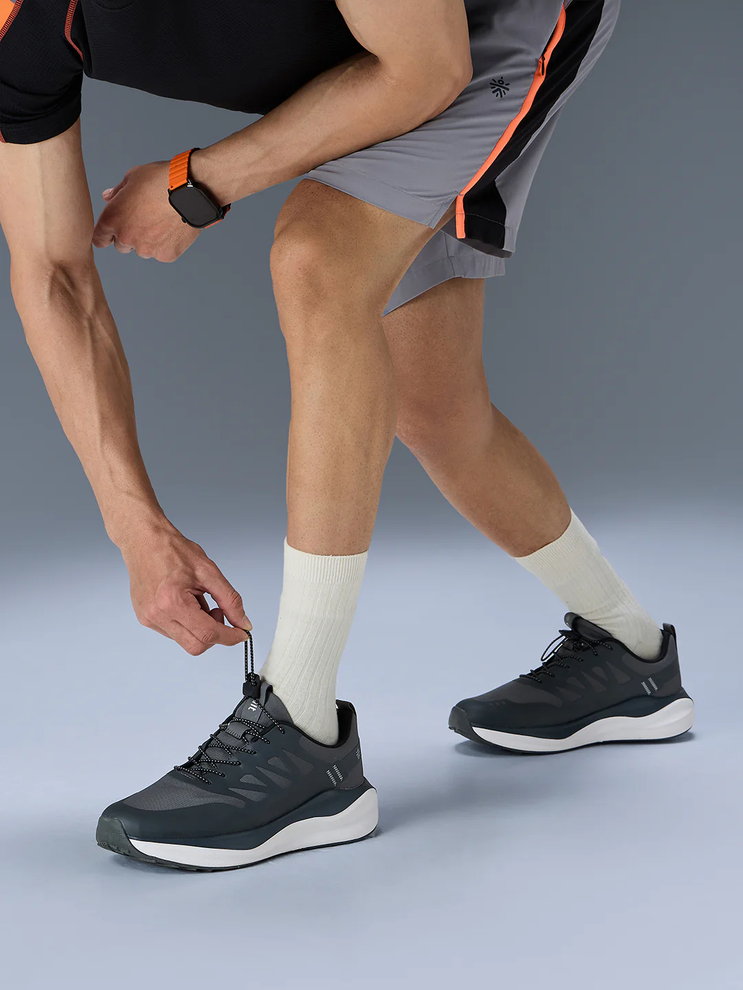 cult Men's Vaydr Running Shoes - D.Grey/L.Grey - Image 7