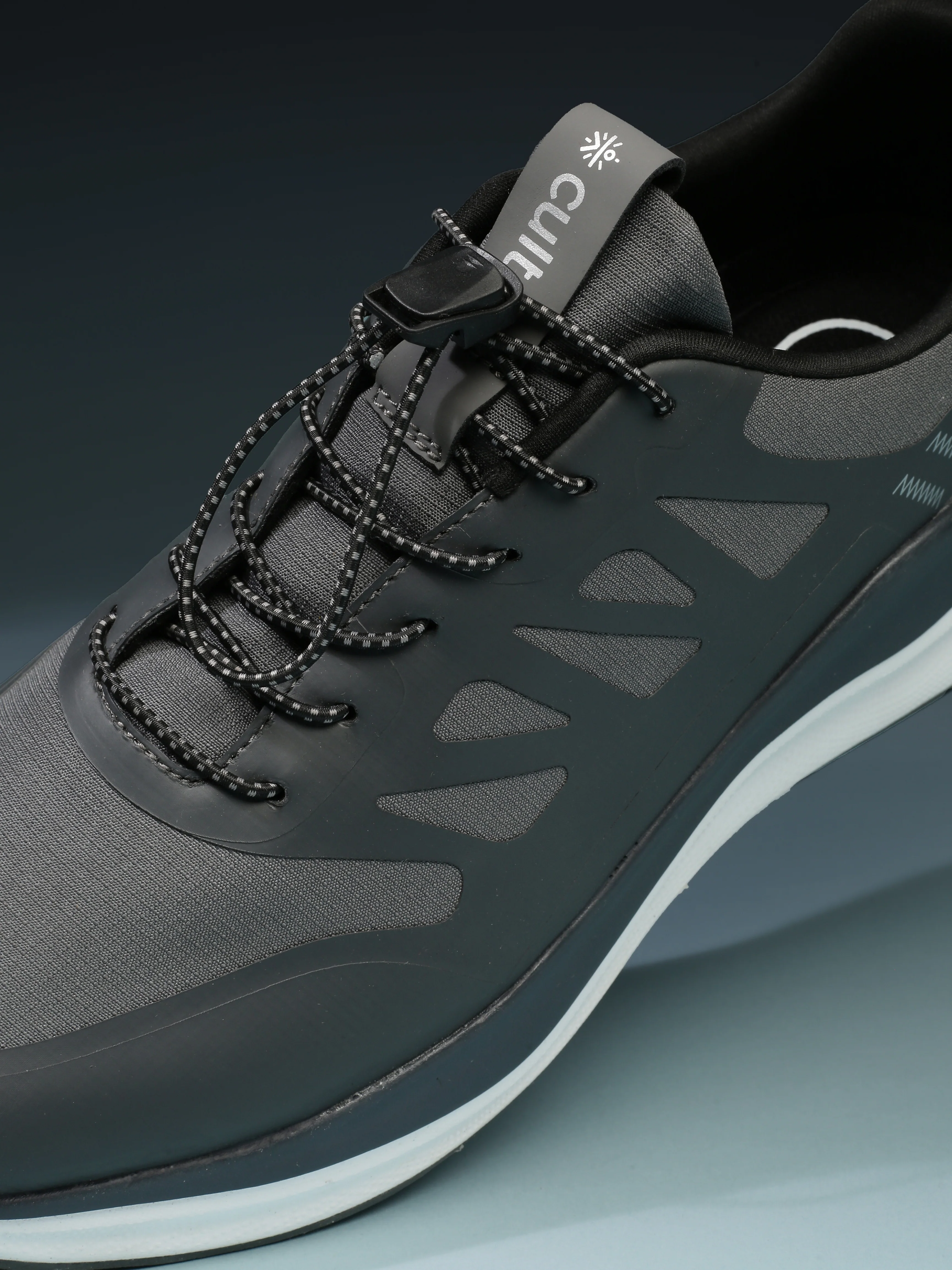 cult Men's Vaydr Running Shoes - D.Grey/L.Grey - Image 8